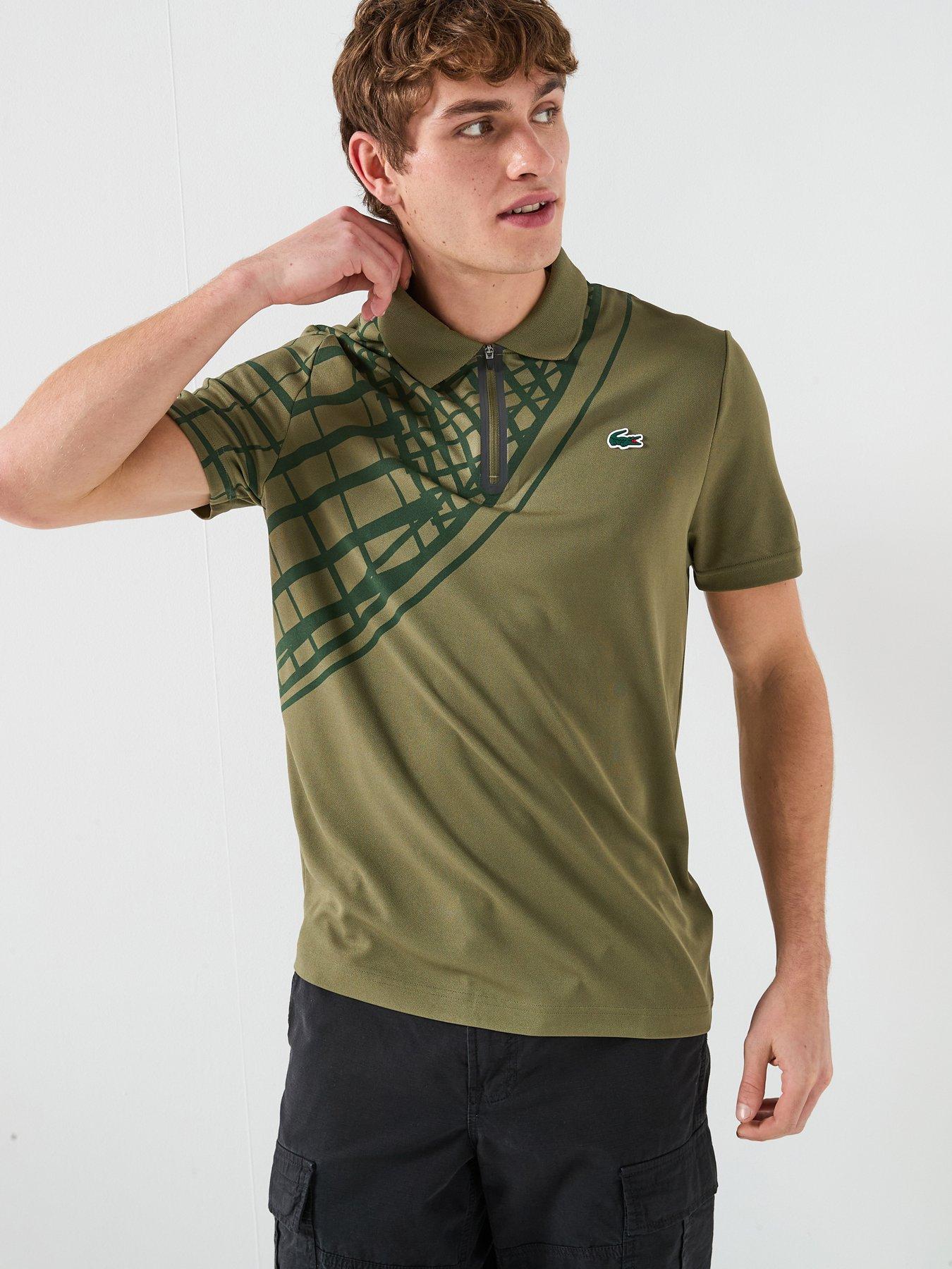 Lacoste Tennis Performance Polo Shirt- Khaki