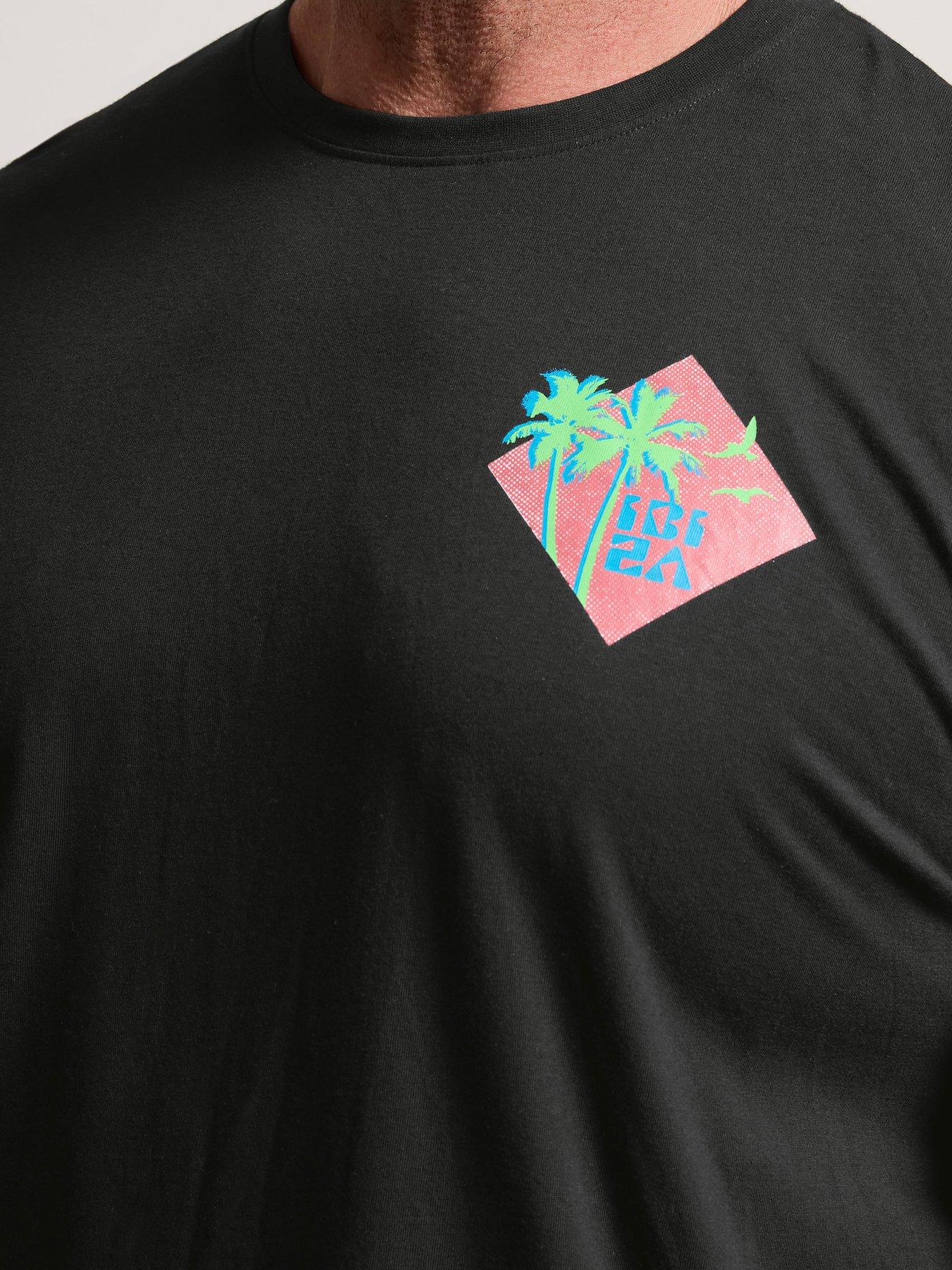 Image 4 of 6 of BadRhino Ibiza Graphic T-Shirt - Black