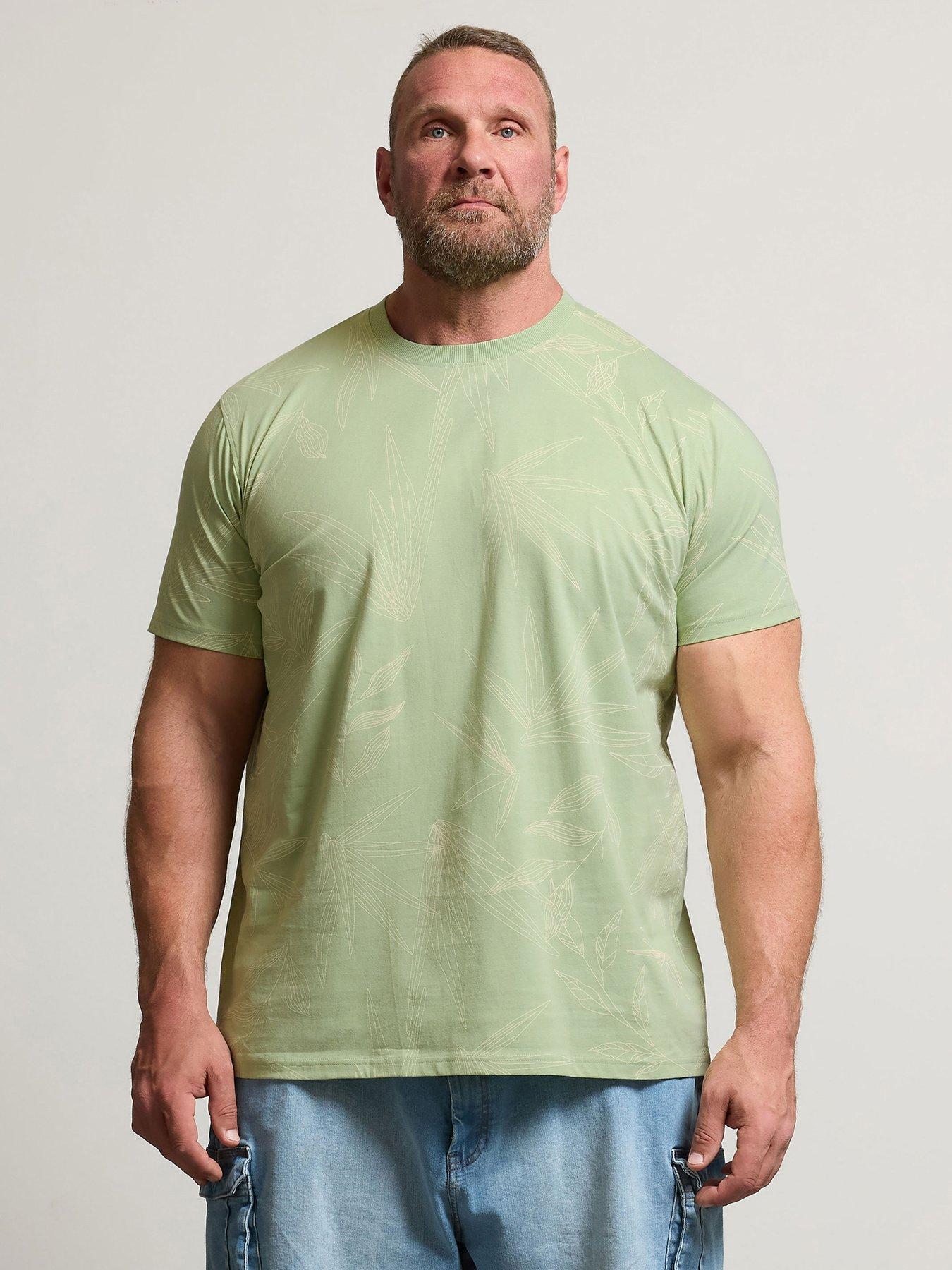 undefined Leaf Print T-Shirt - Green