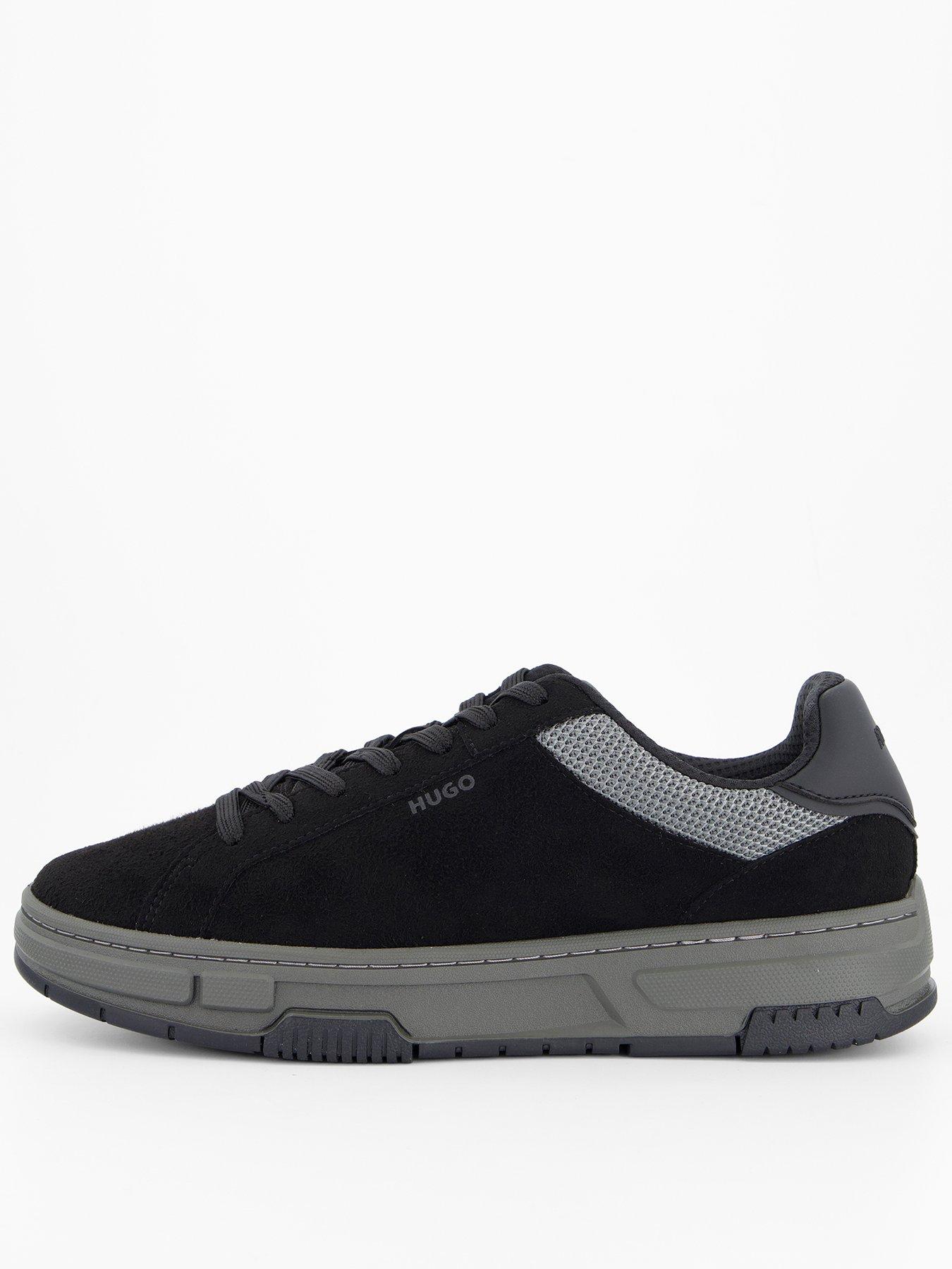 HUGO Yarrow Tenn Trainers, Black, Size 45, Men