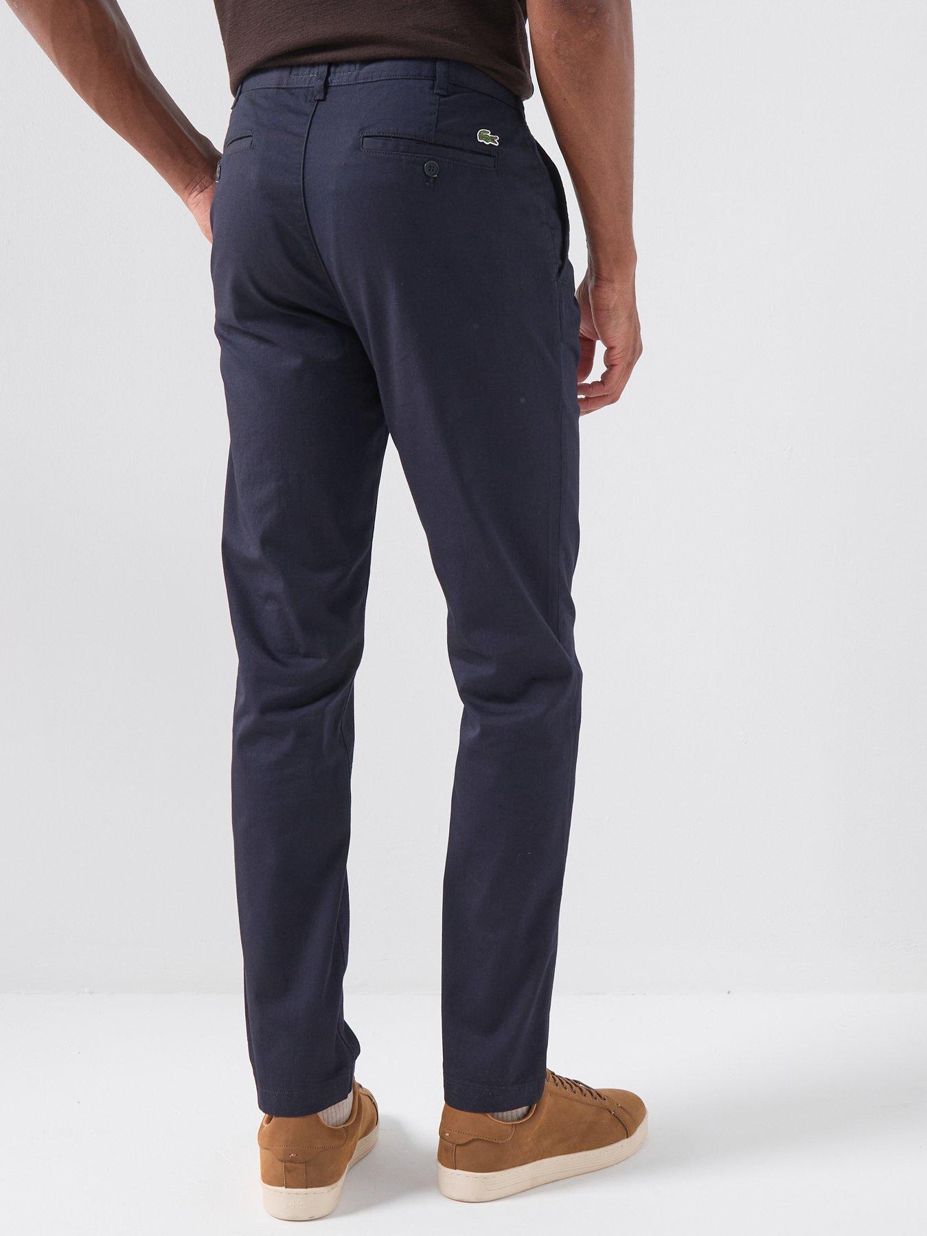 Image 2 of 5 of Lacoste Slim Fit Stretch Cotton Chino Trouser - Navy