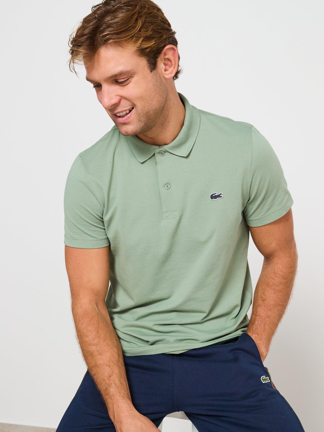 undefined Regular Fit Ottoman Short Sleeve Polo Shirt - Green