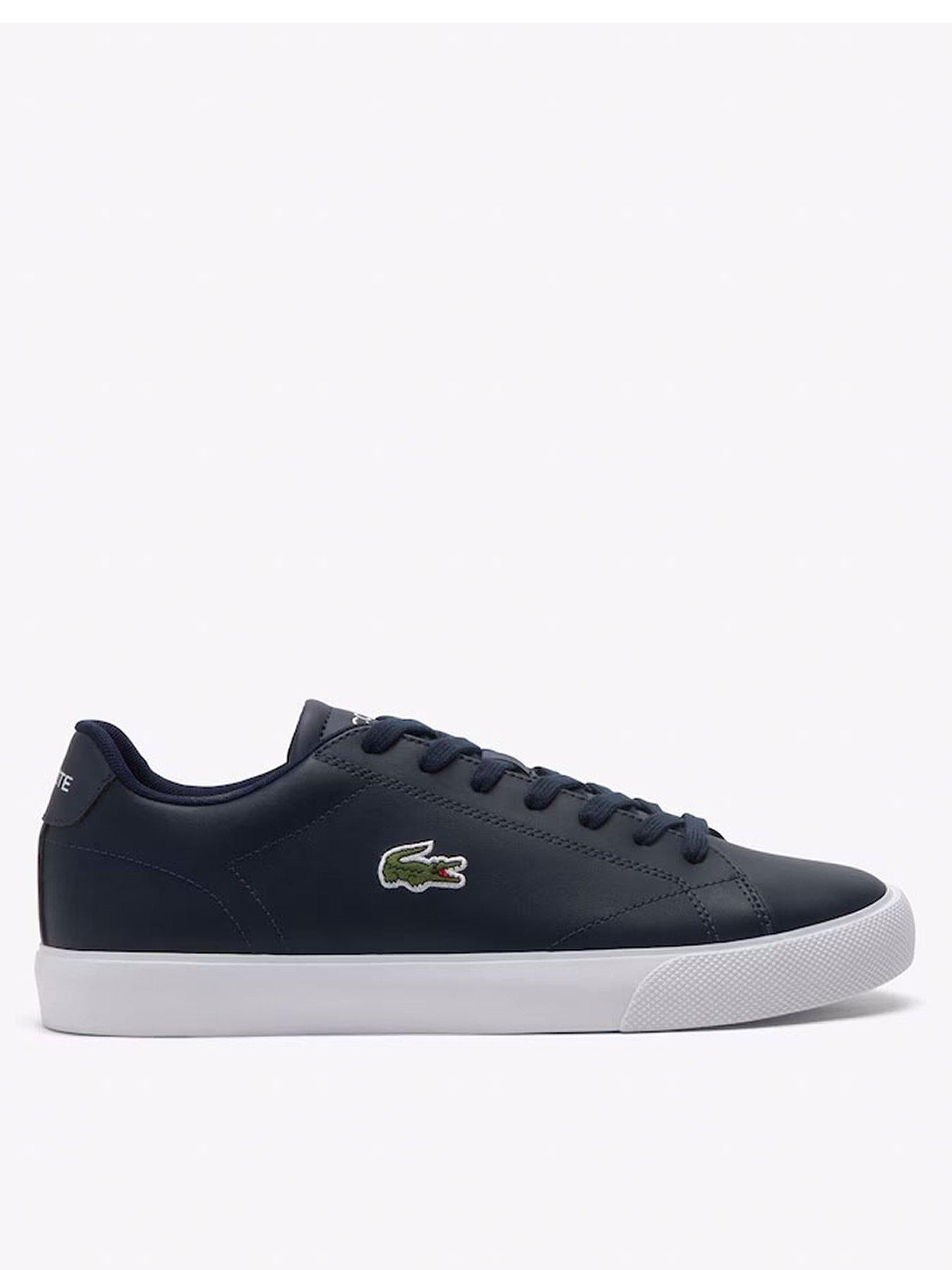 Lacoste Lerond Cupsole Trainers- Navy