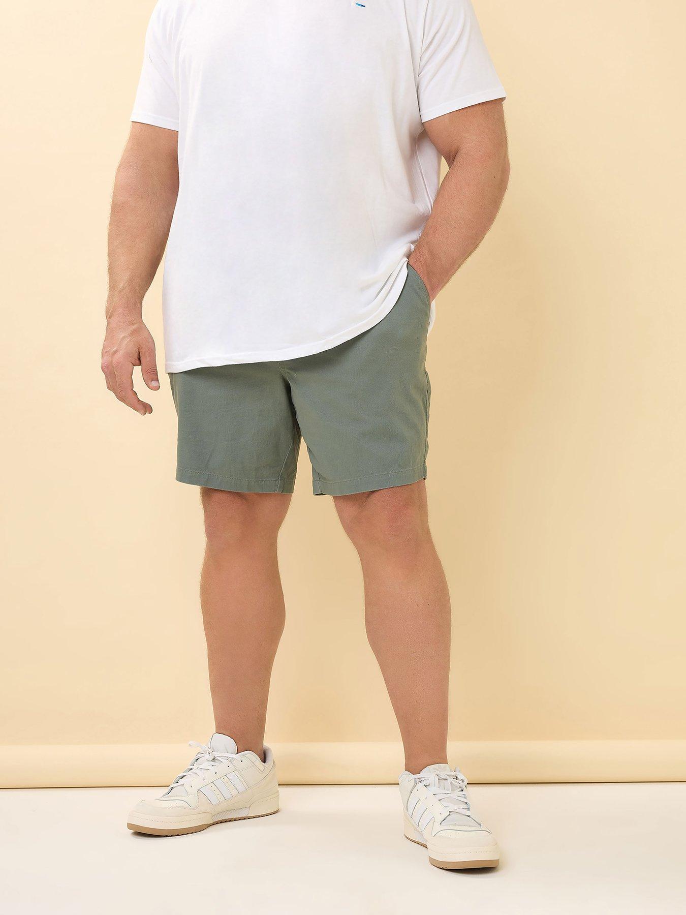 Badrhino Stretch Chino Shorts - Green