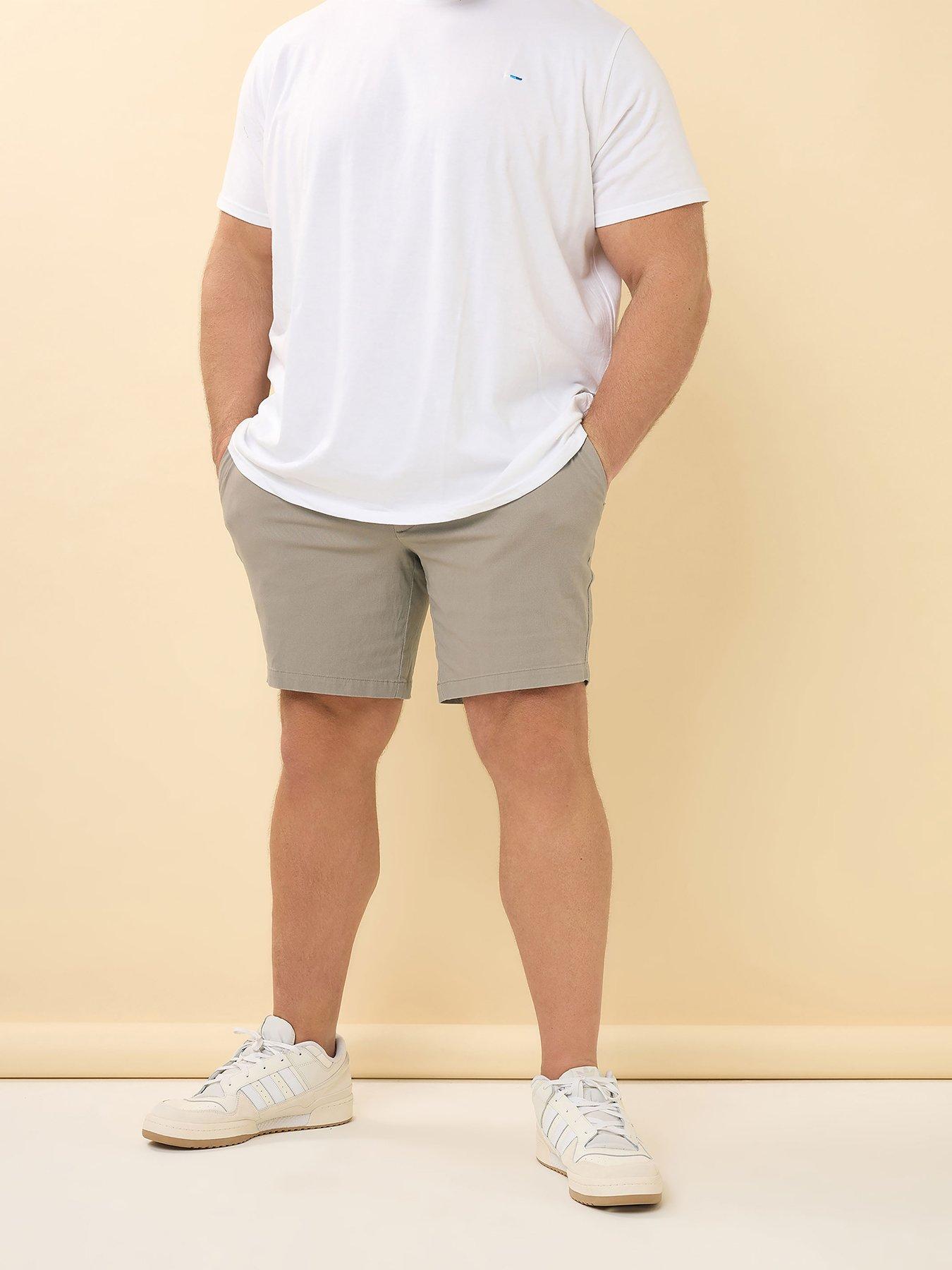 Badrhino Stretch Chino Shorts - Natural