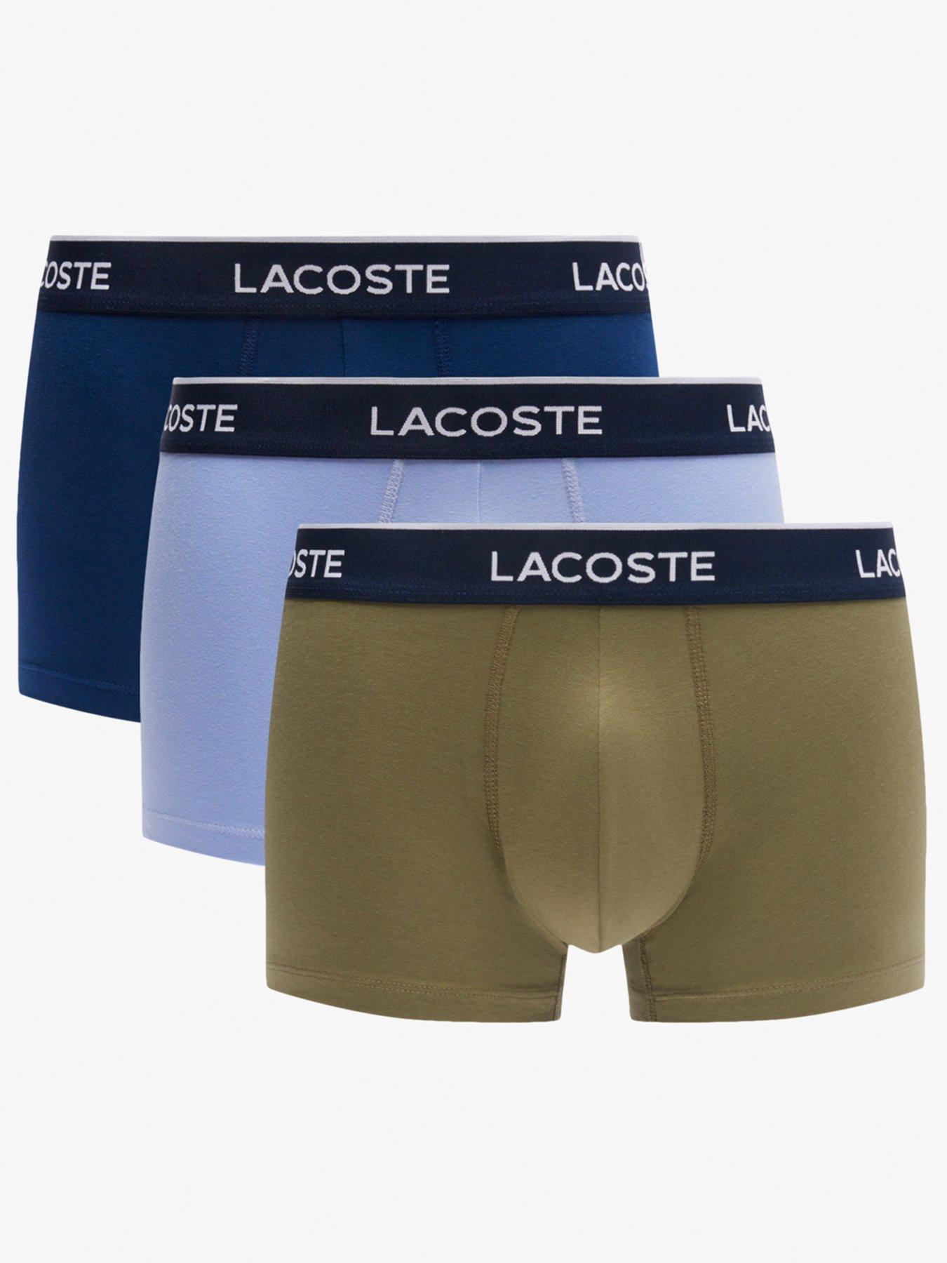 undefined 3 Pack Cotton Trunks- Green