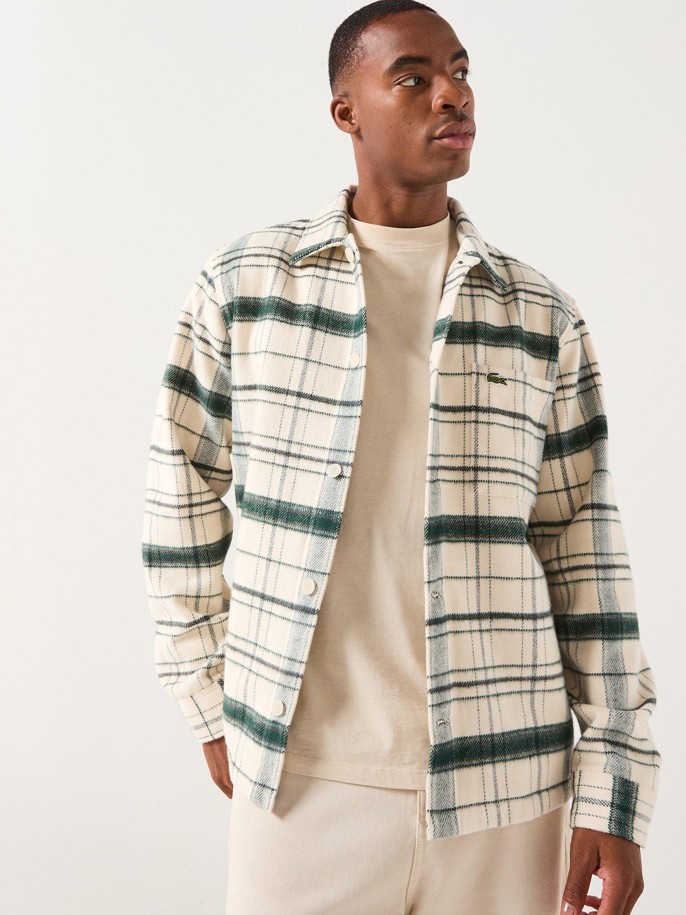 Lacoste Casual Checked Overshirt- Green