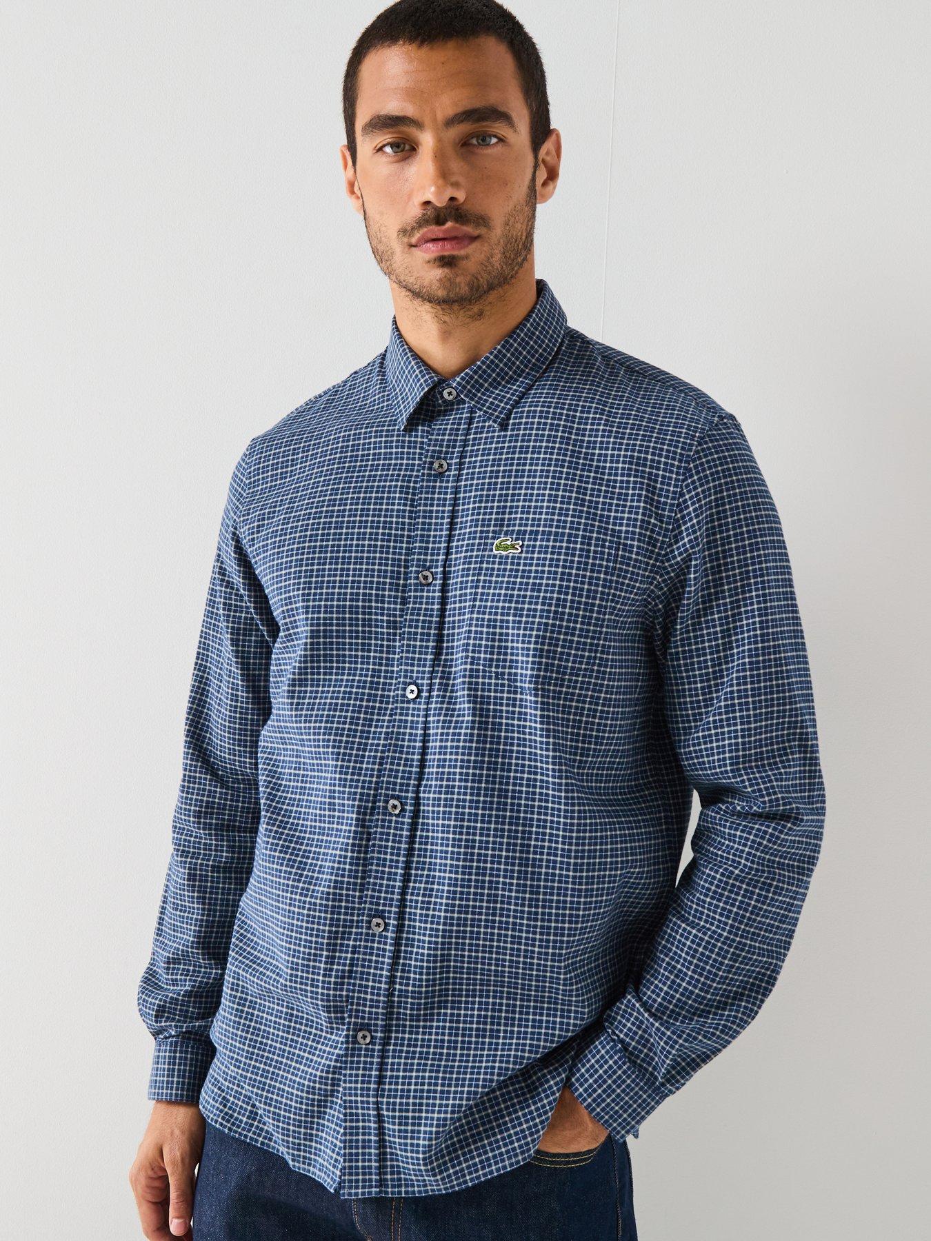 undefined Casual Flannel Shirt- Navy