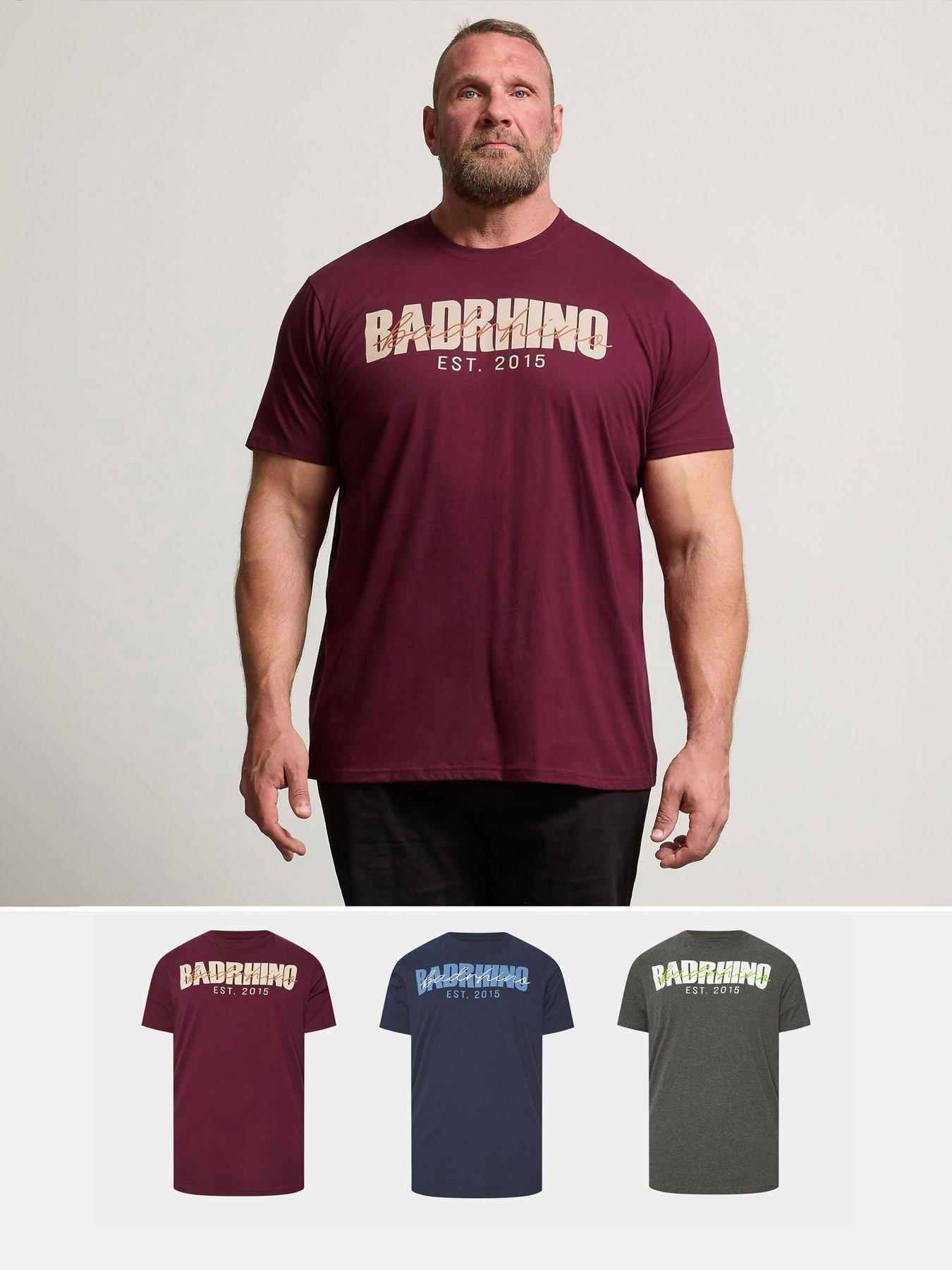 undefined Badrhino 3 Pack Logo T-shirt