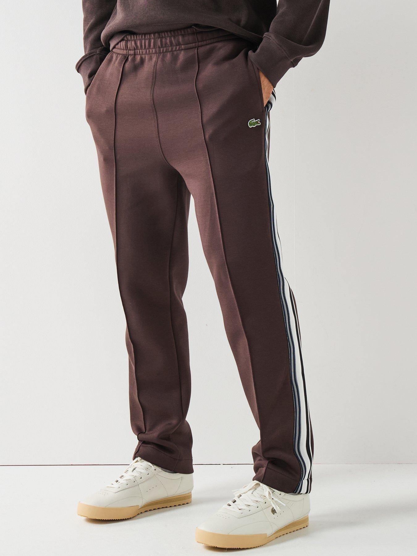 Lacoste French Made Track Sweatpants- Brown