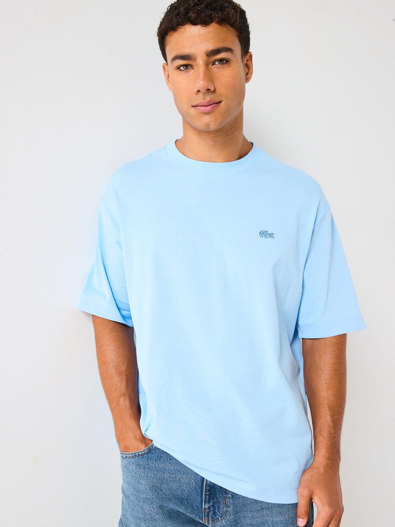 undefined Loose Fit Heavy Cotton Jersey T-shirt - Blue