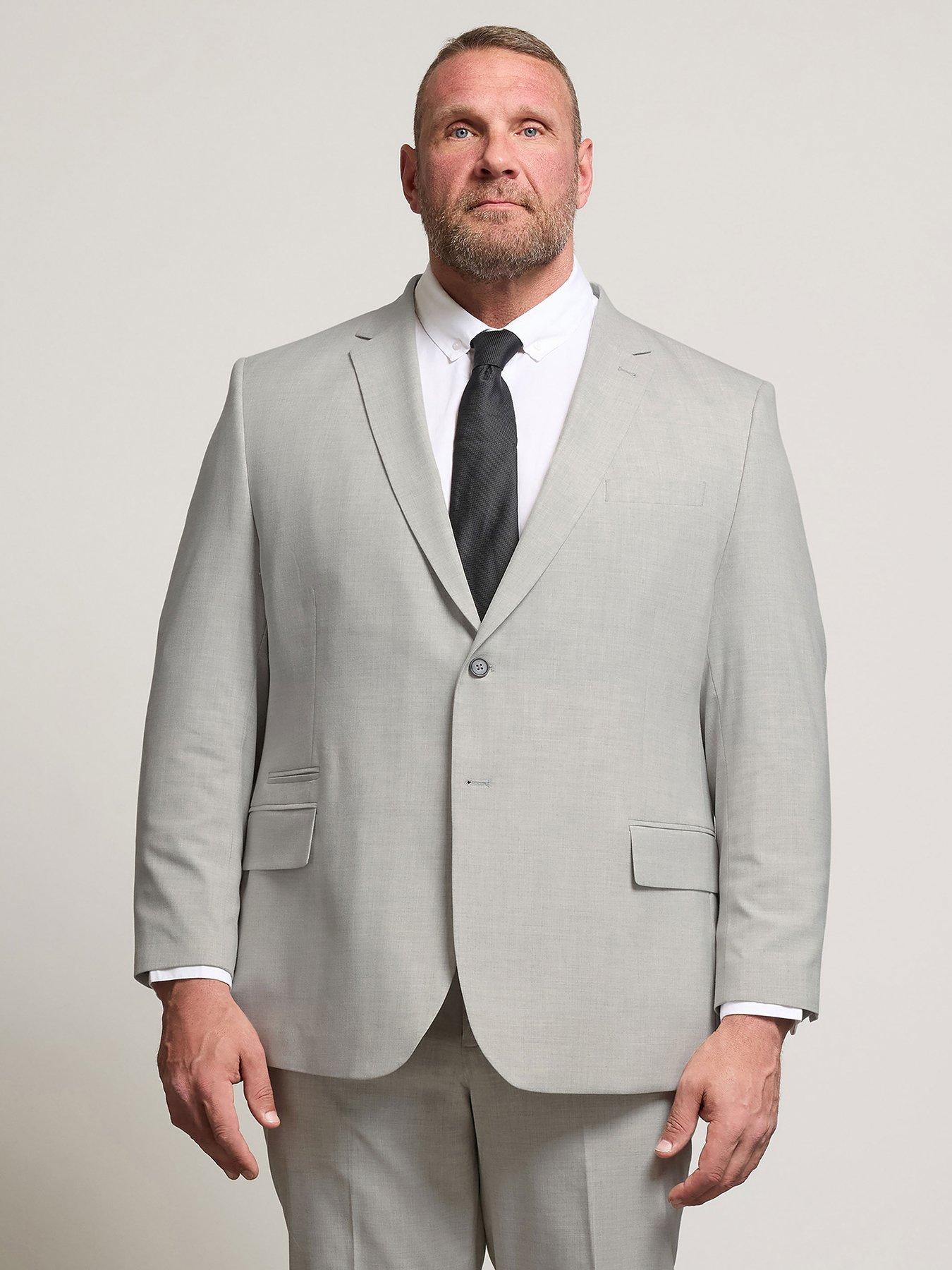undefined Suit Jacket Long - Grey