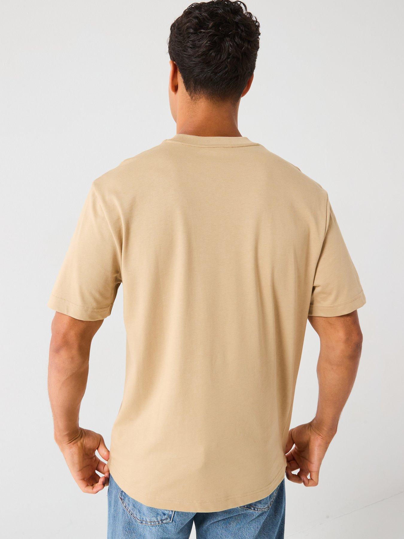 Image 2 of 5 of Lacoste Mid Weight Cotton T-Shirt - Beige