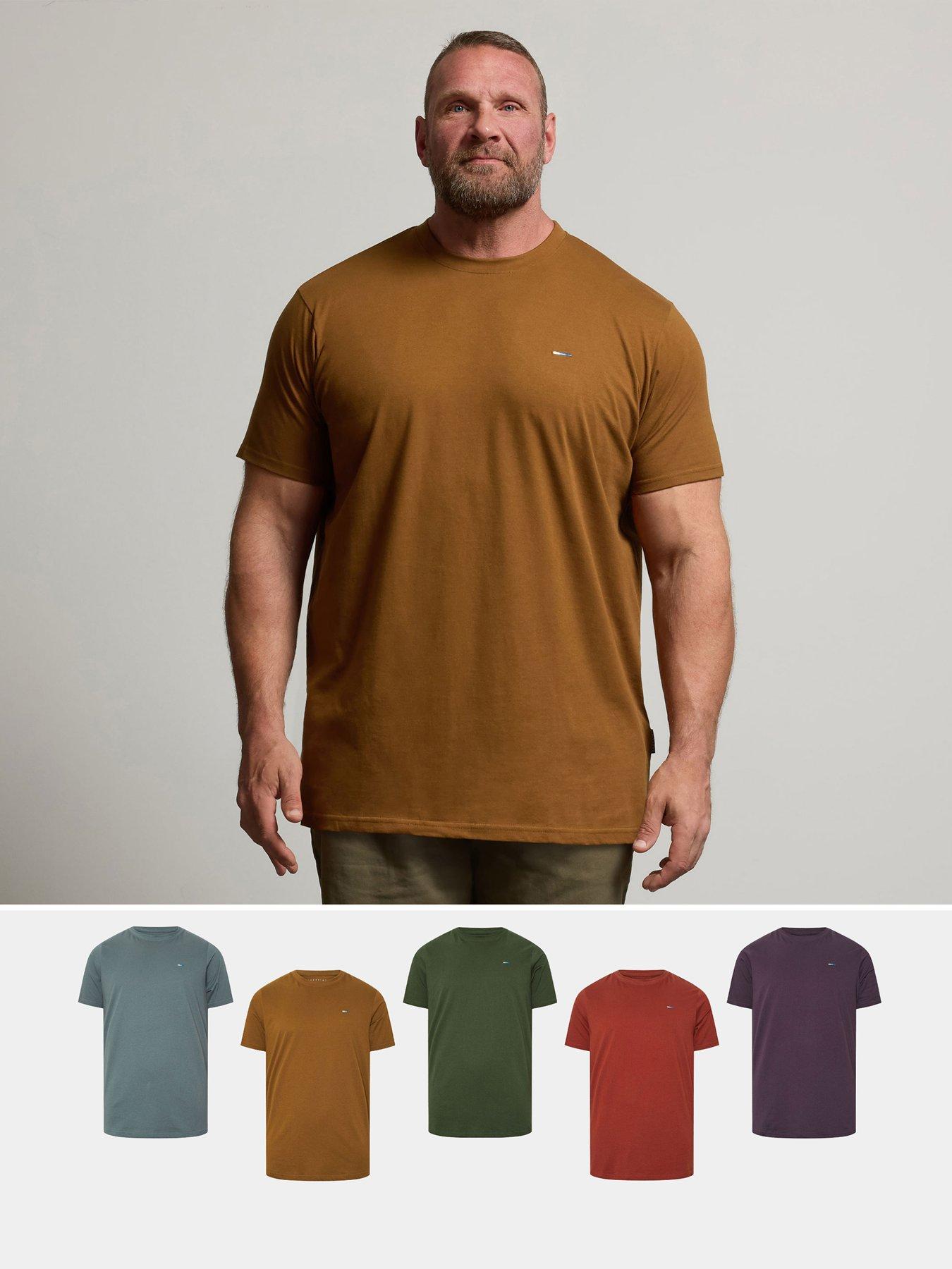 Badrhino 5 Pack Basic T-Shirt