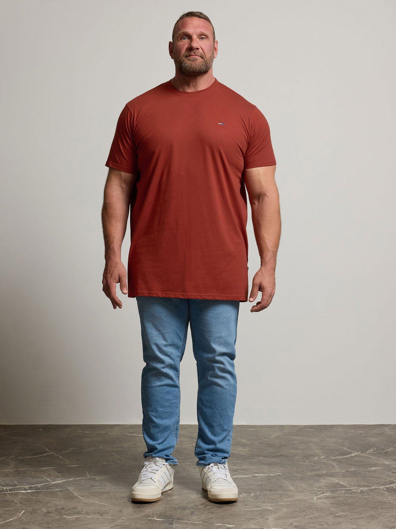 Image 3 of 6 of BadRhino 5 Pack Basic T-Shirt - Multi