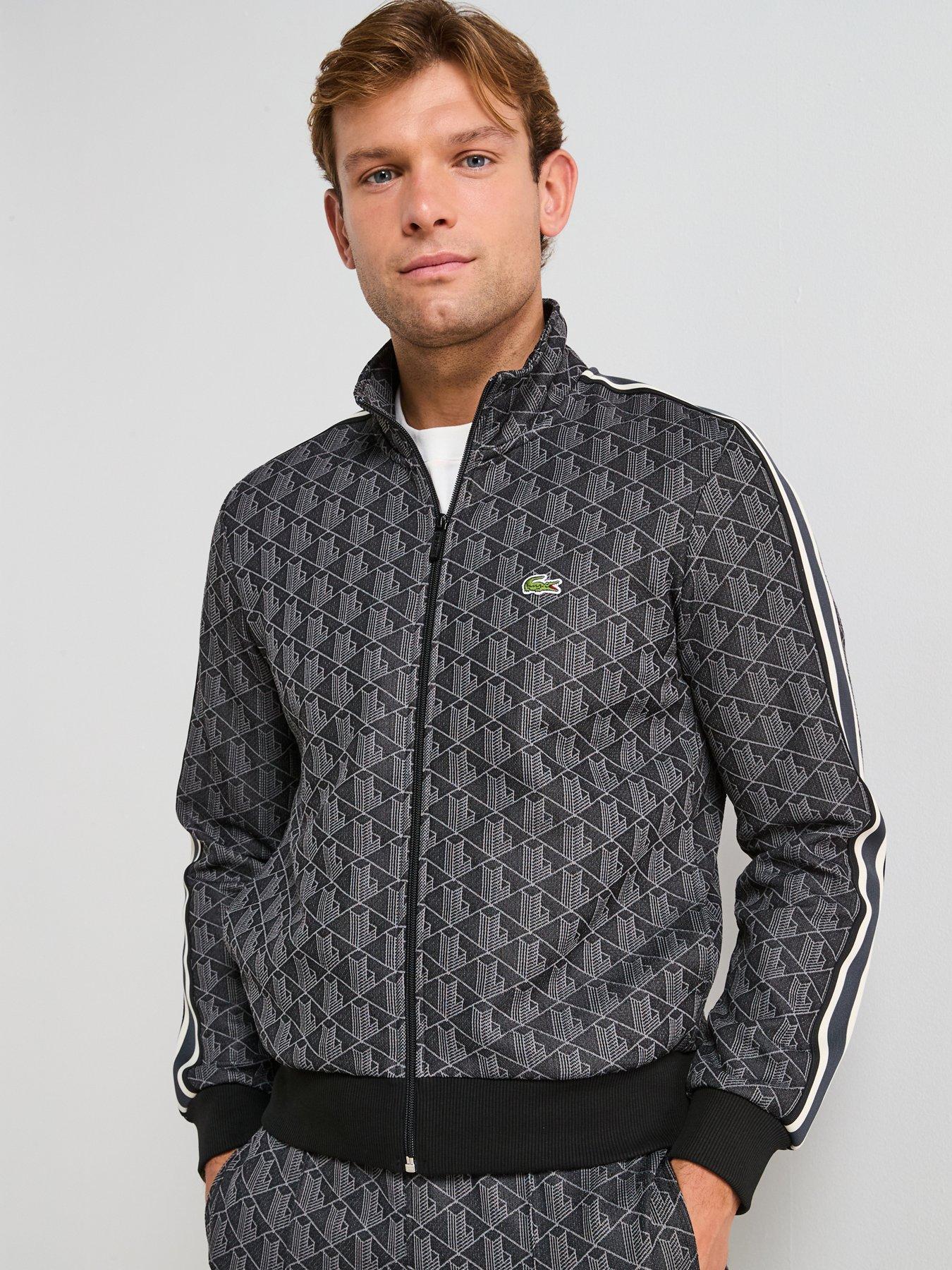 undefined Paris Monogram Zipped Track Top - Multi