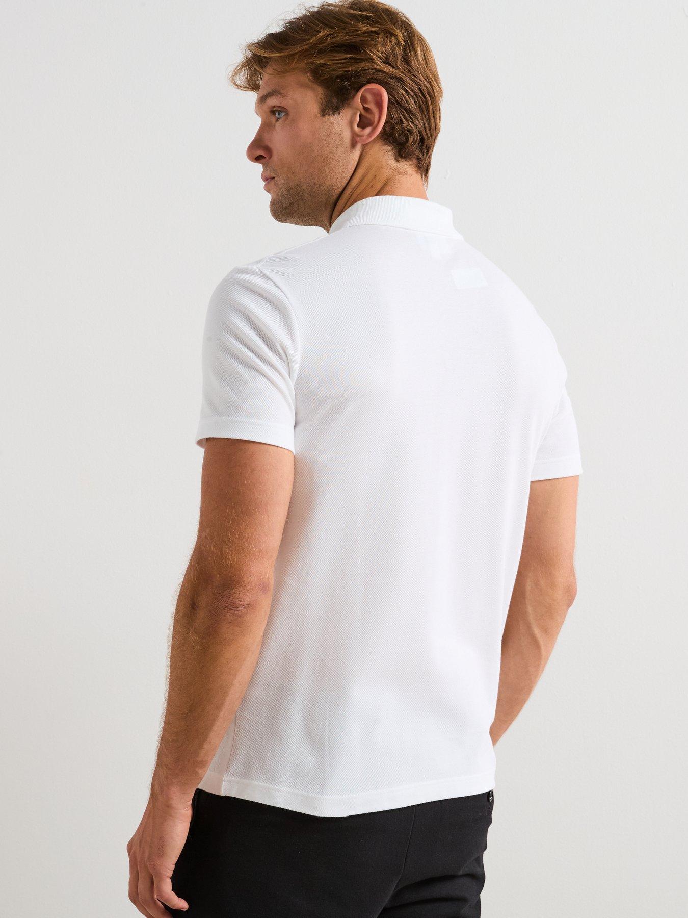 Lacoste L1212 Tipped Collar Piqué Taping Short Sleeve Polo Shirt