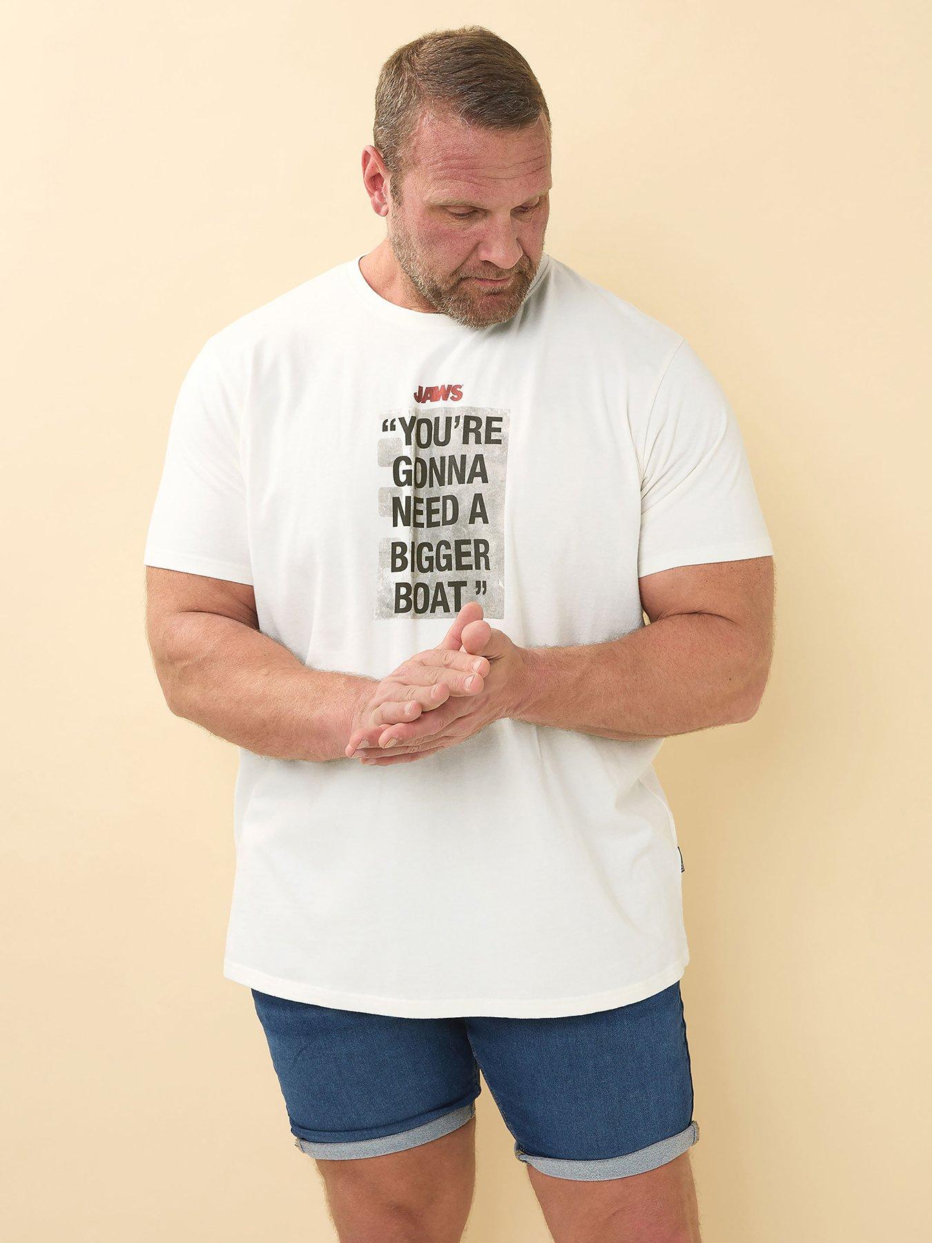 undefined Jaws Graphic T-Shirt - White