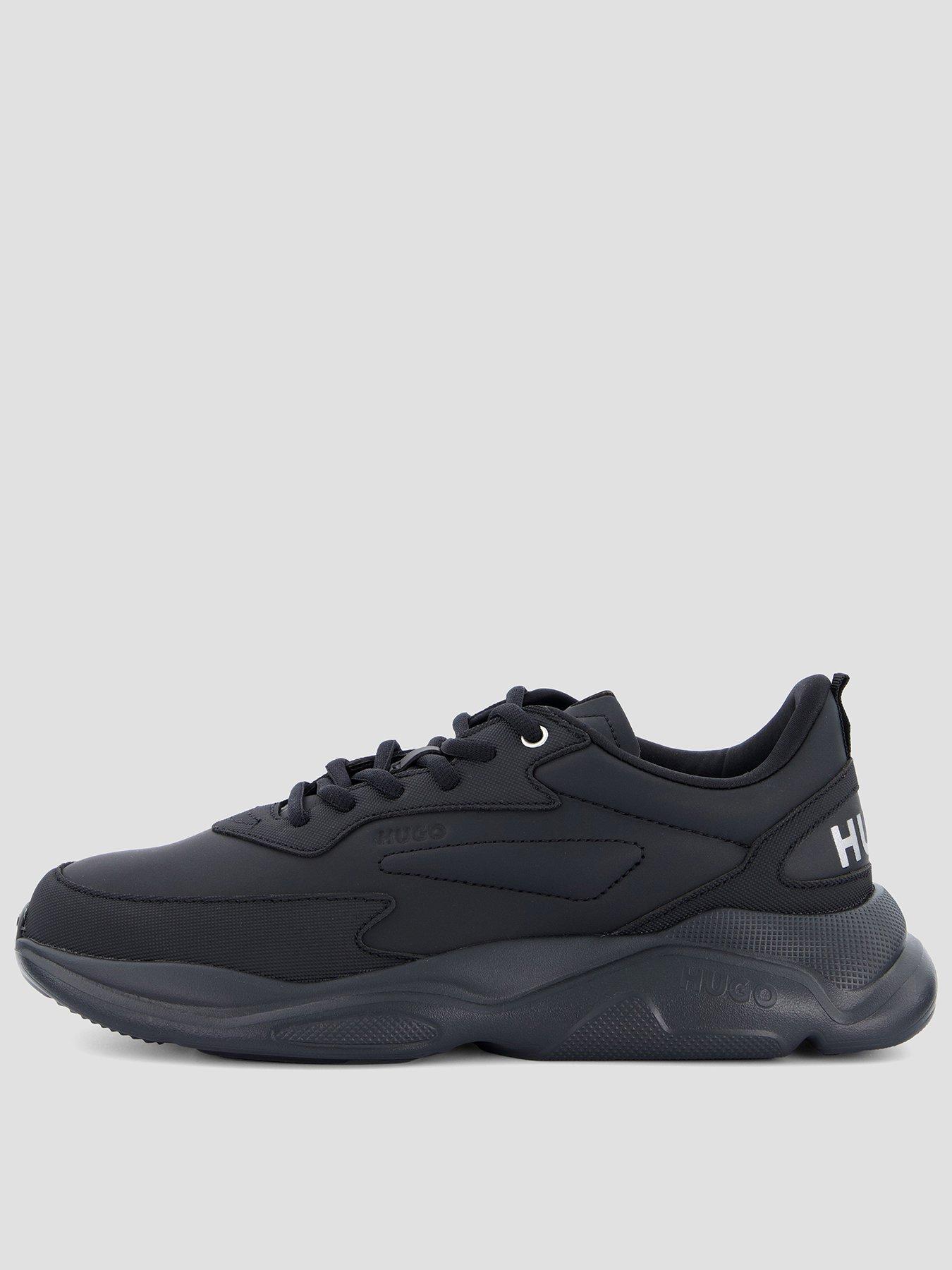 HUGO Hugo Leon Run Pu Trainers - Black