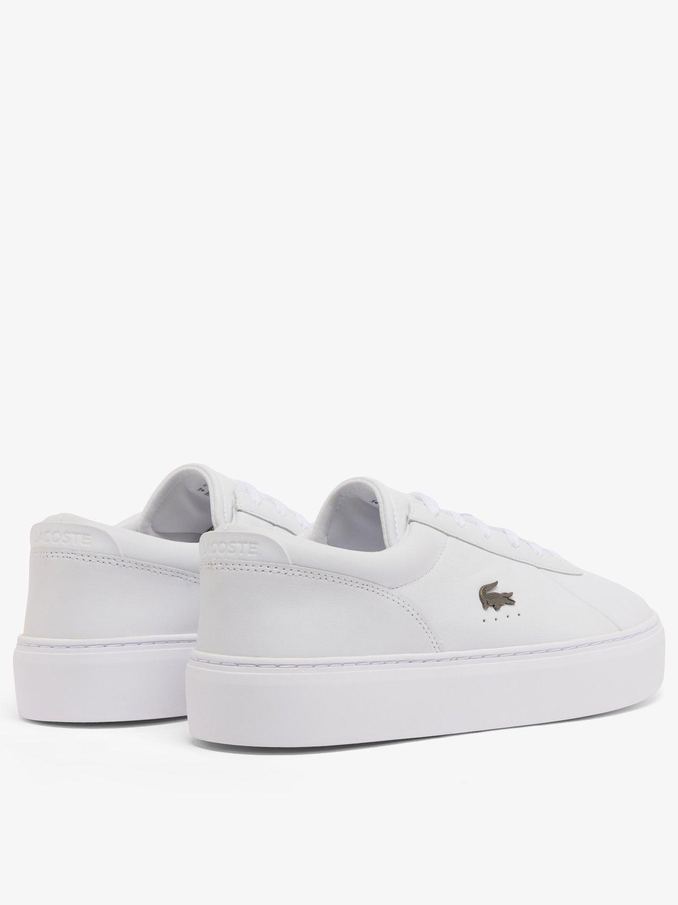 Lacoste Court Set Leather Trainers Very