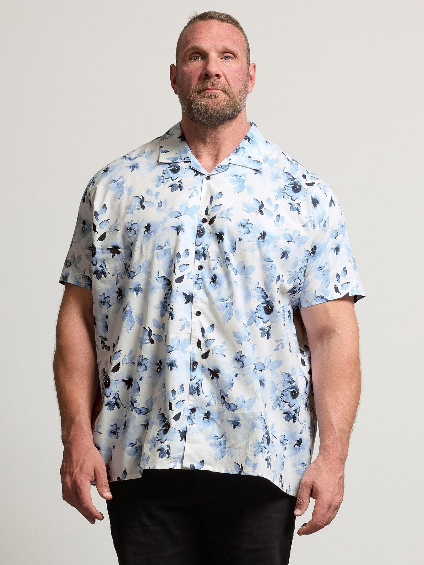 undefined Badrhino  Flower Print Poplin Short Sleeve Shirt