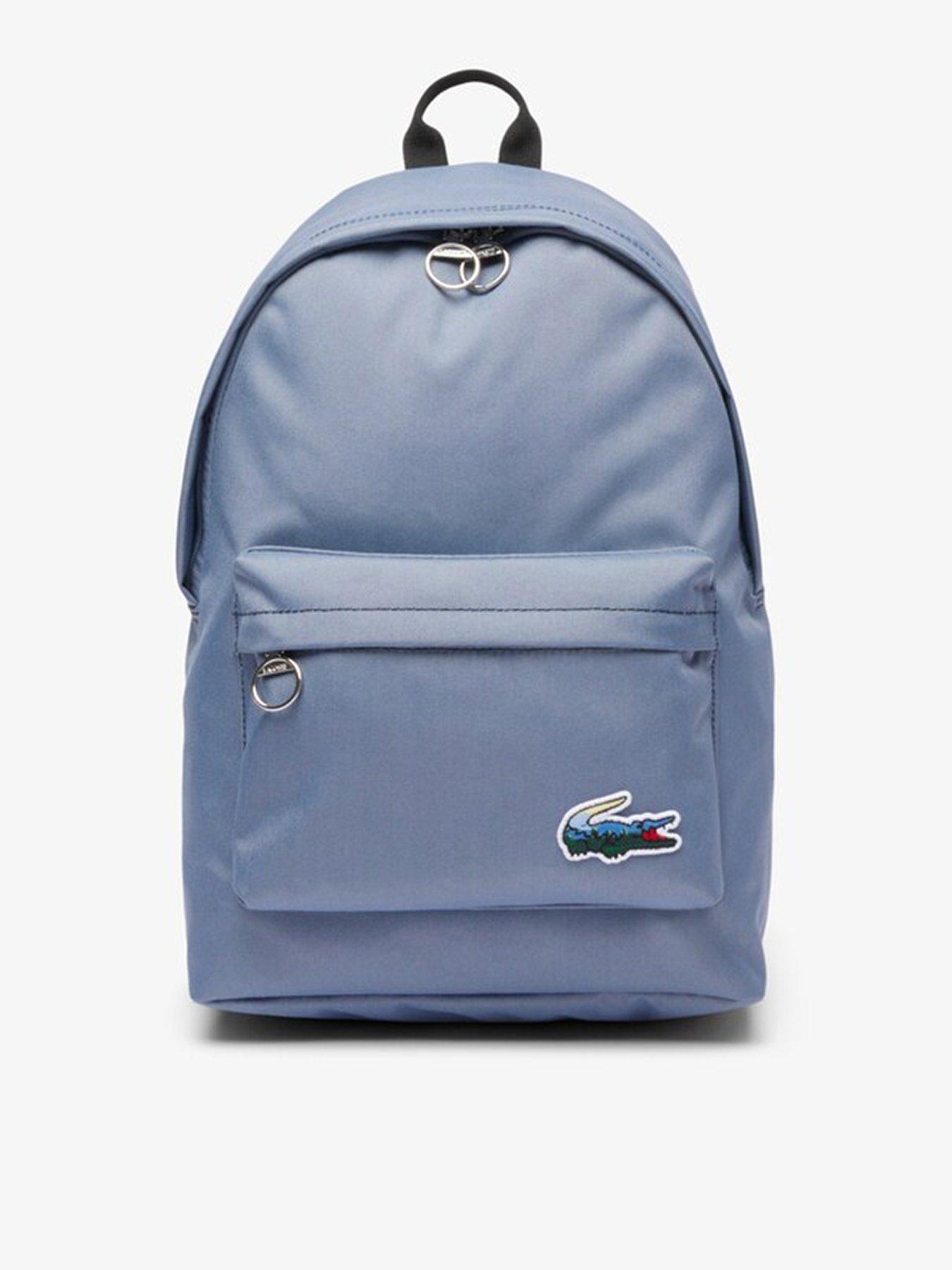 Image 1 of 5 of Lacoste Landscape Croc Backpack- Blue