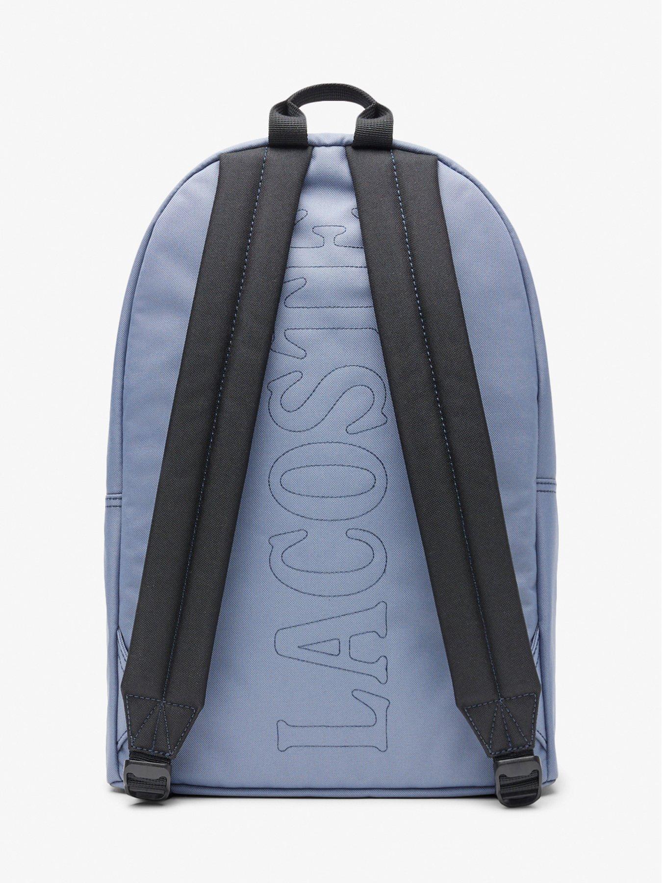 Image 2 of 5 of Lacoste Landscape Croc Backpack- Blue