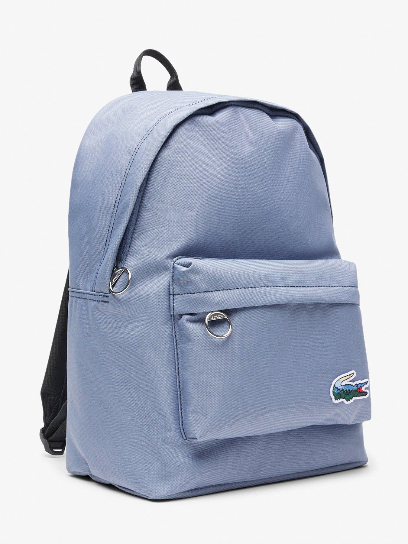 Image 3 of 5 of Lacoste Landscape Croc Backpack- Blue