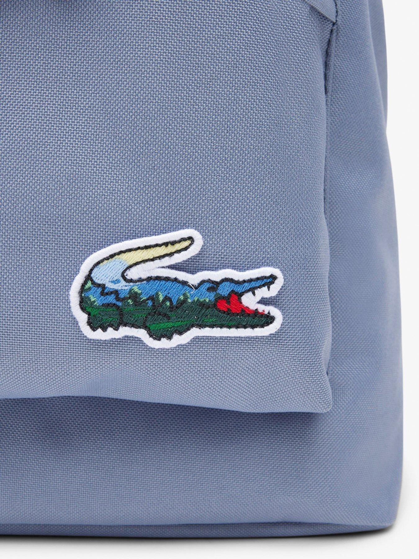 Image 4 of 5 of Lacoste Landscape Croc Backpack- Blue