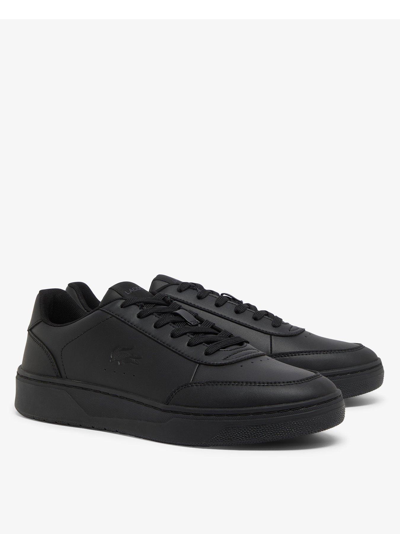 Image 2 of 6 of Lacoste Court Pro Trainers- Black