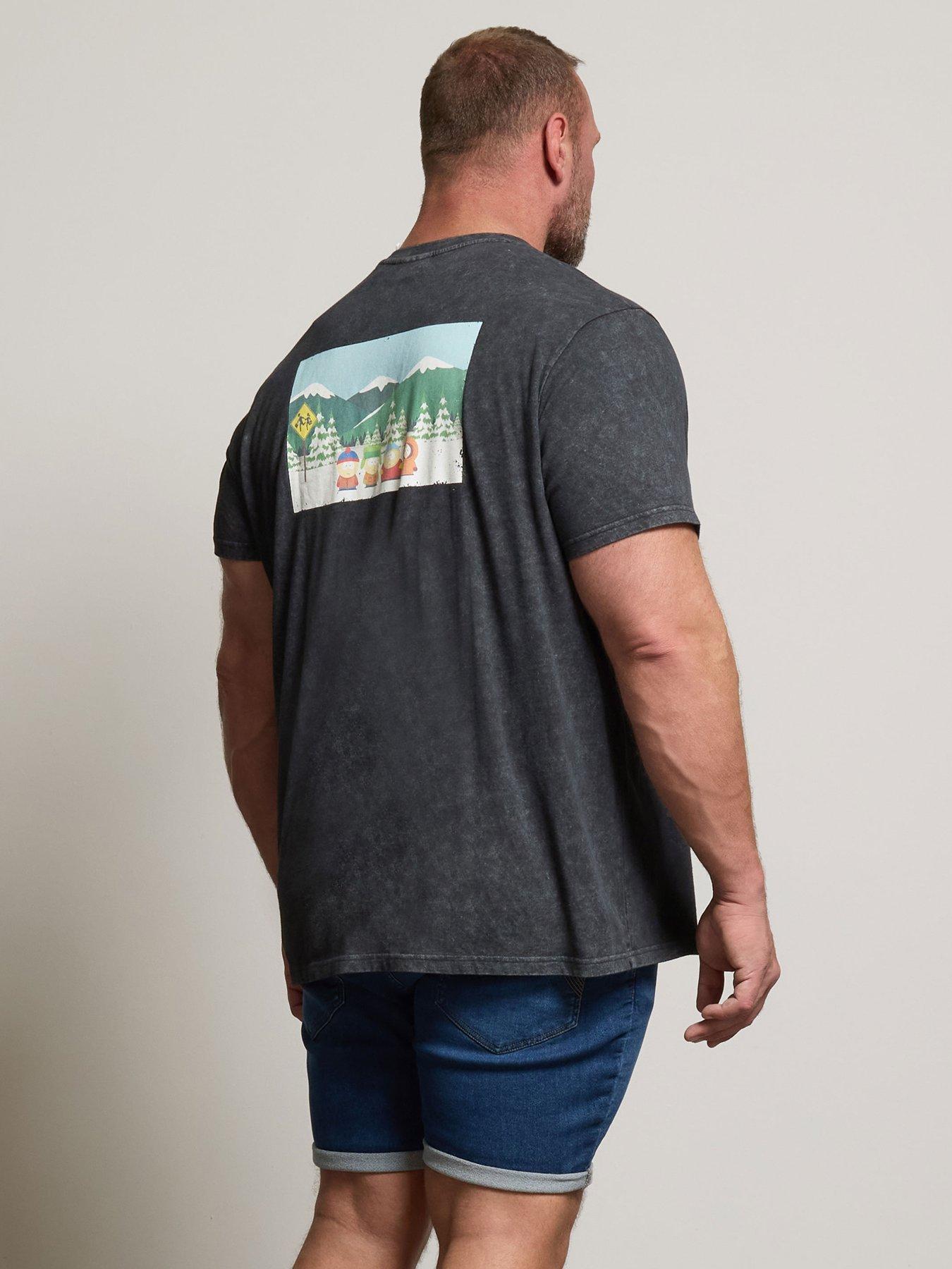 Image 2 of 4 of BadRhino Acid Wash South Park Graphic T-Shirt - Black