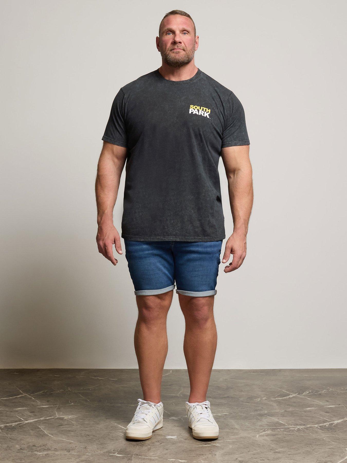 Image 3 of 4 of BadRhino Acid Wash South Park Graphic T-Shirt - Black
