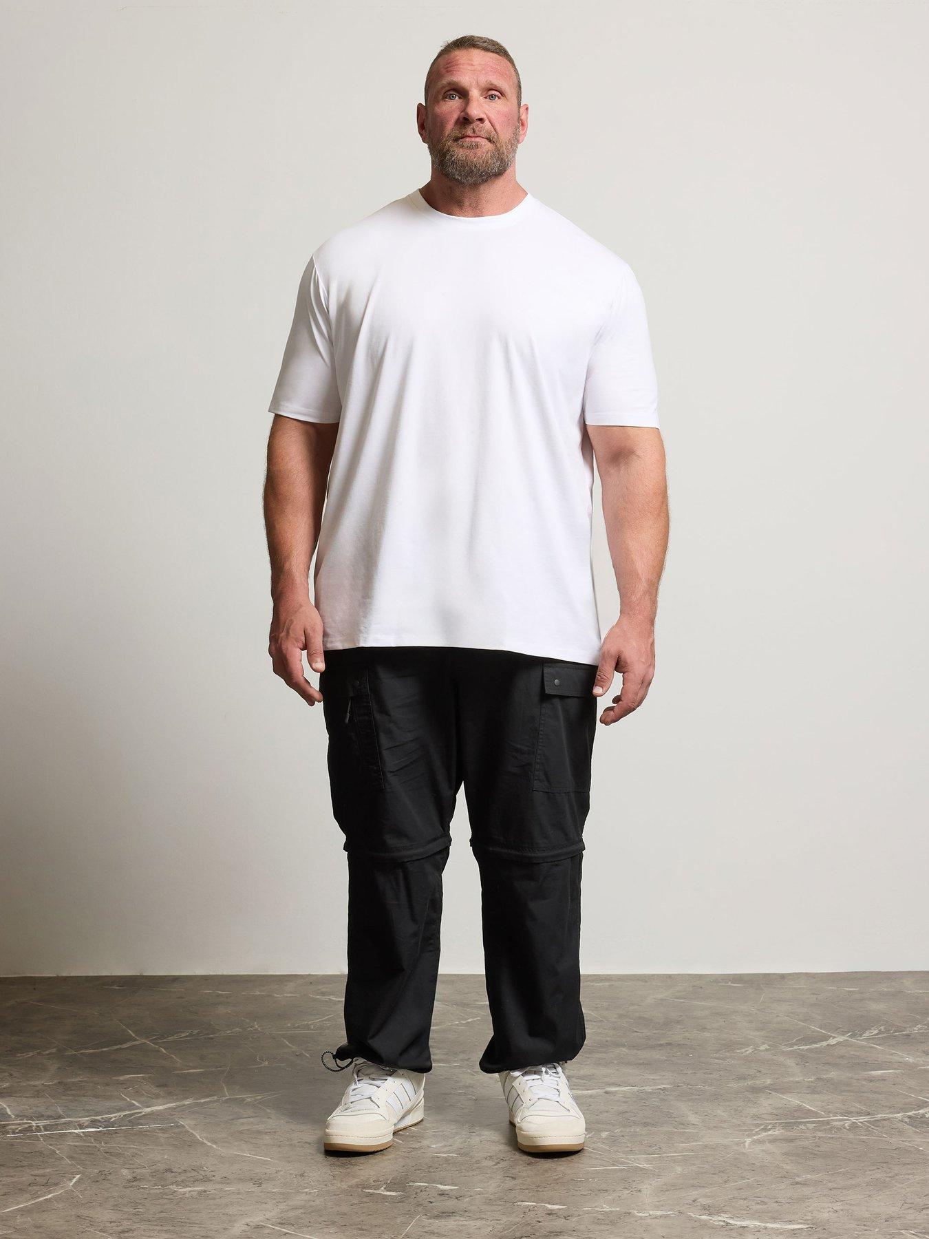 Image 3 of 6 of BadRhino Big &amp; Tall Slate Grey Zip Off Trekking Trousers