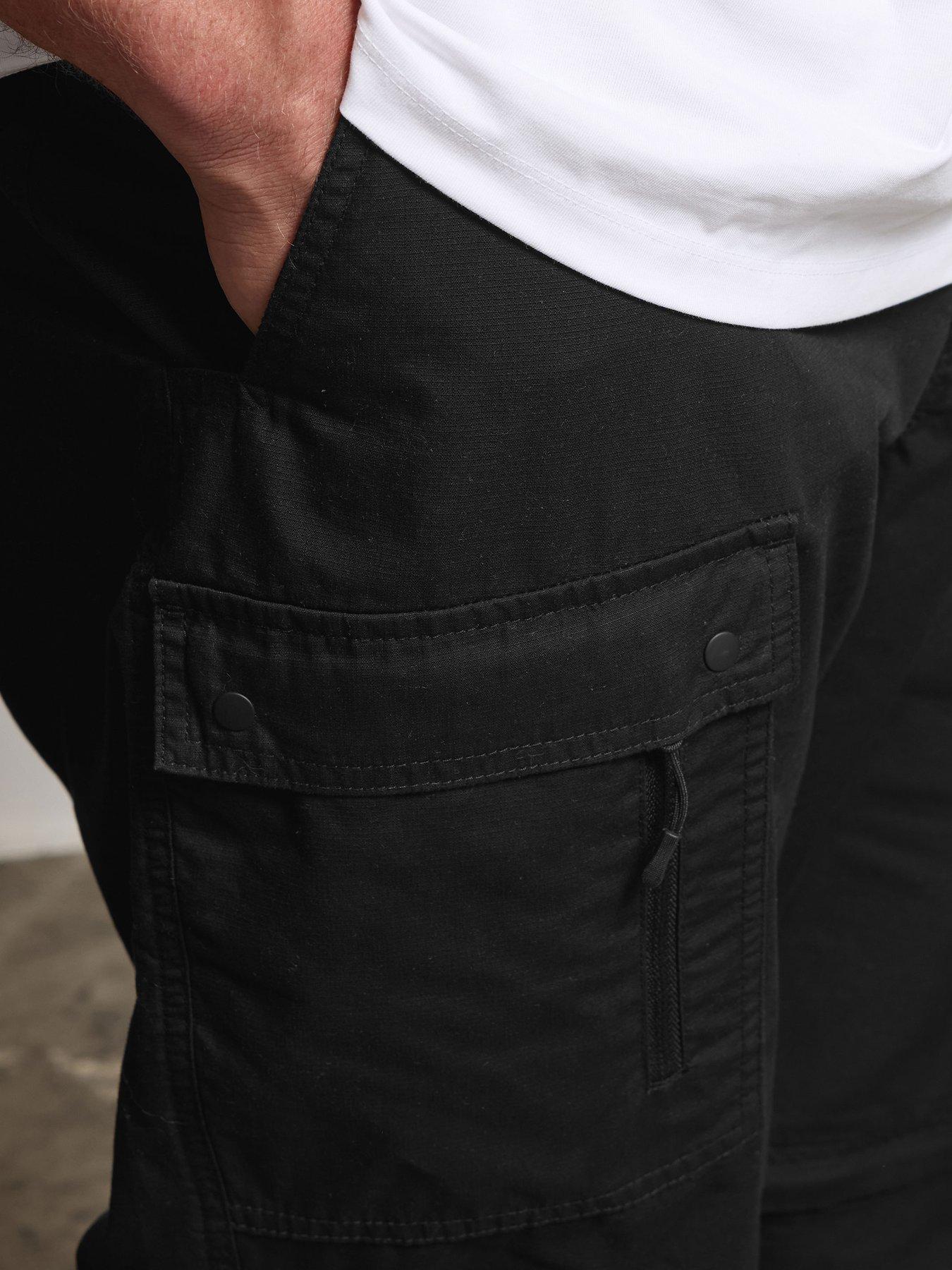 Image 4 of 6 of BadRhino Big &amp; Tall Slate Grey Zip Off Trekking Trousers