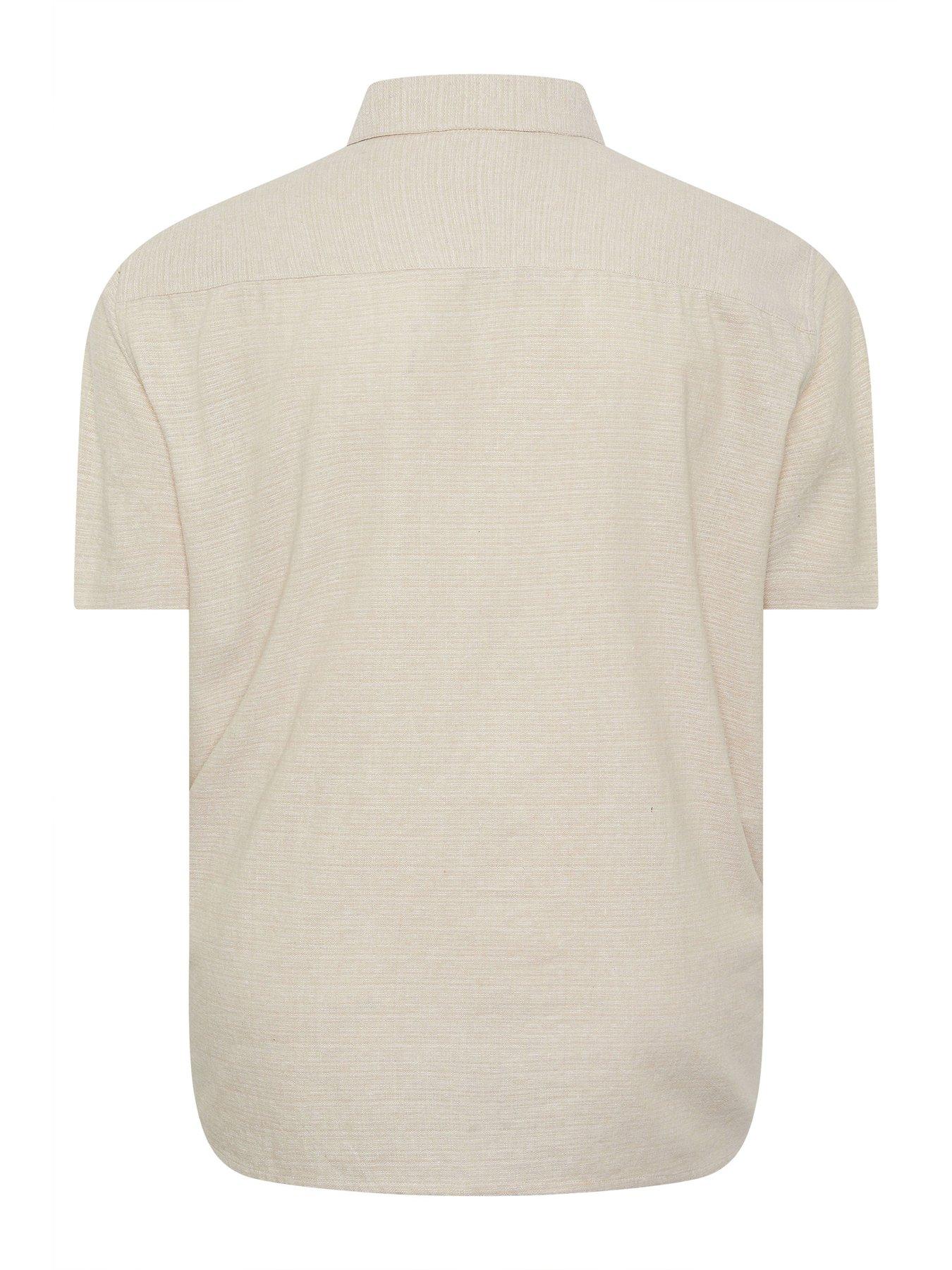 Image 6 of 6 of BadRhino Embroidered Short Sleeve Shirt - Natural
