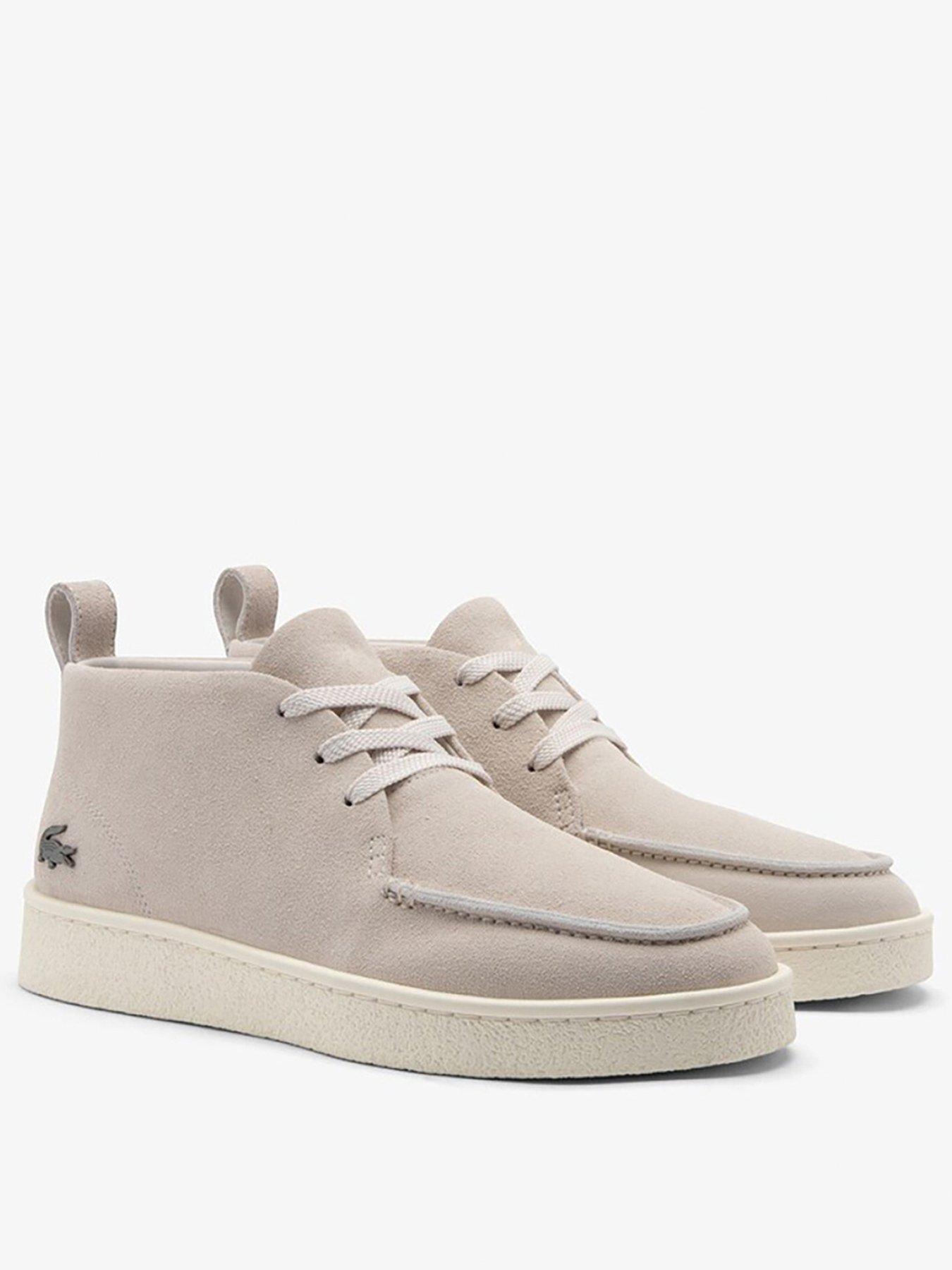 Lacoste Baseshot Chukka Suede Boots - Cream | Very