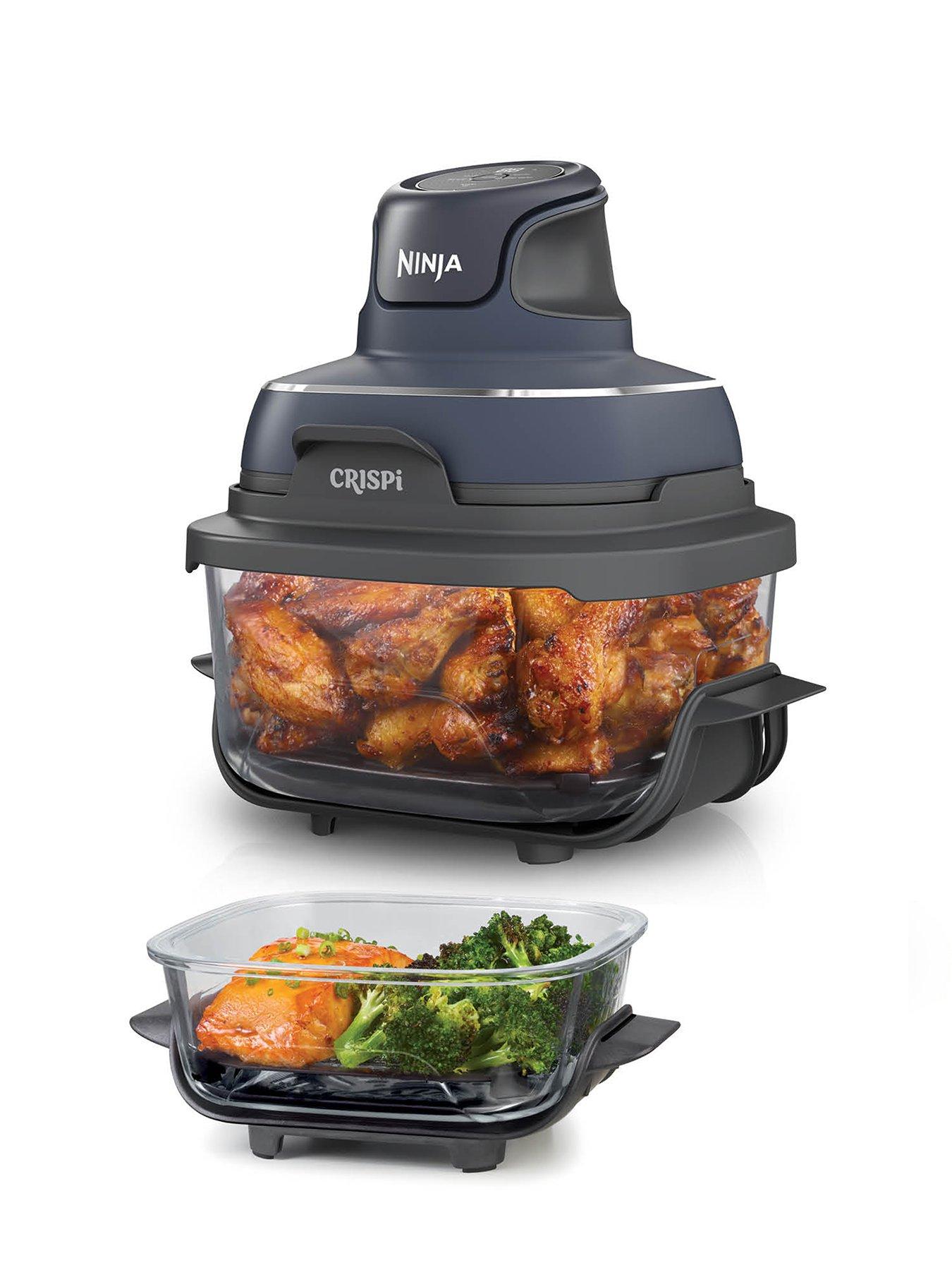 NINJA CRISPi 4-in-1 Portable Glass Air Fryer - Cyber Space FN101UKGY