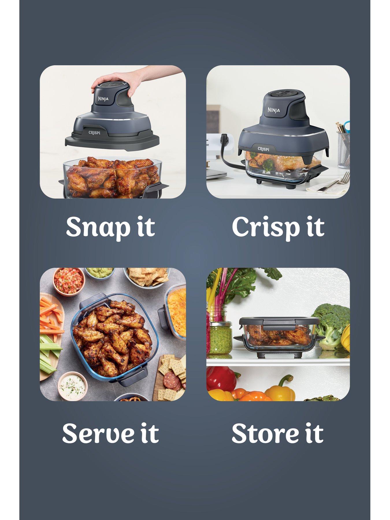 Image 4 of 8 of NINJA CRISPi 4-in-1 Portable Glass Air Fryer - Cyber Space FN101UKGY
