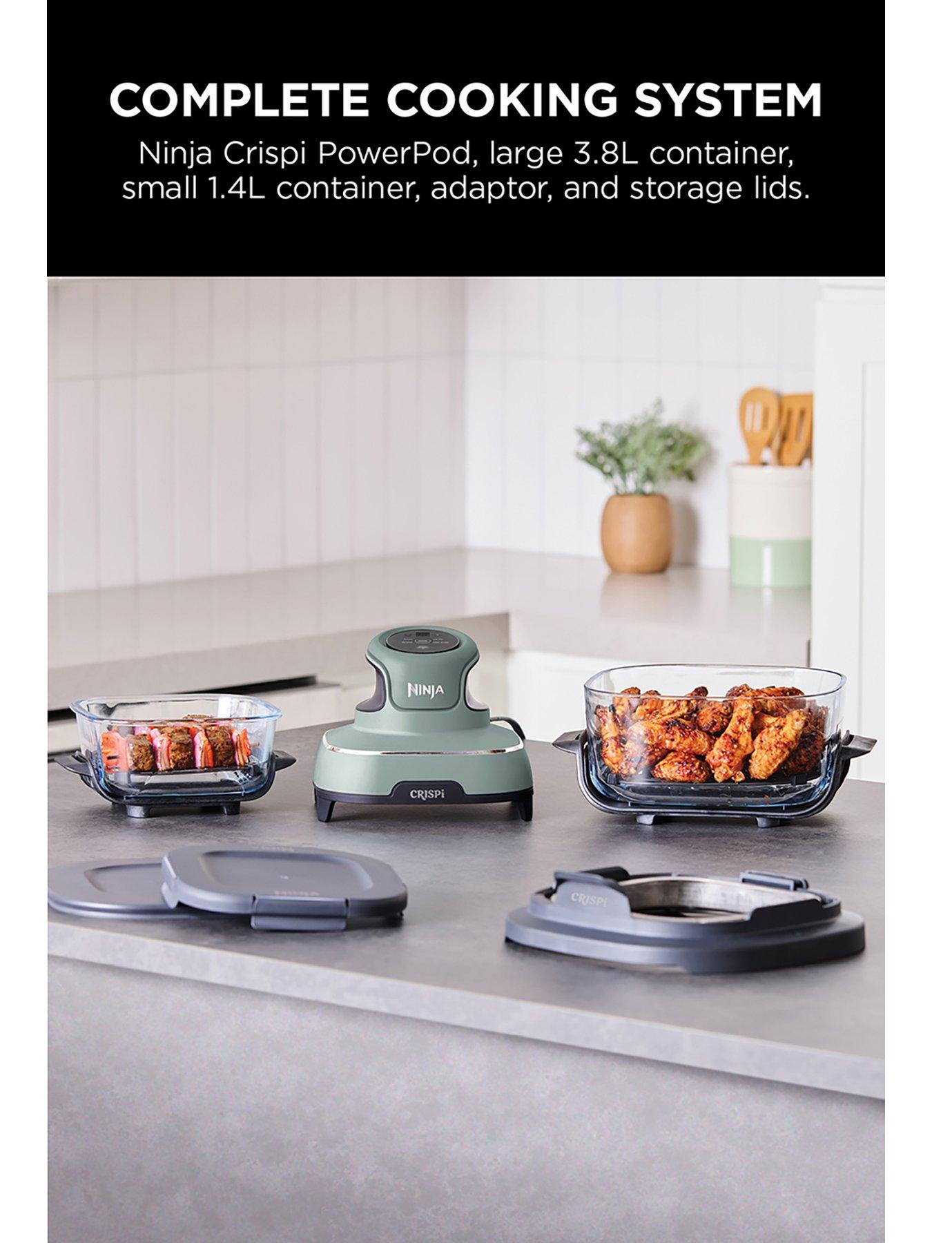 Image 3 of 8 of NINJA CRISPi 4-in-1 Portable Glass Air Fryer - Sage FN101UKSG