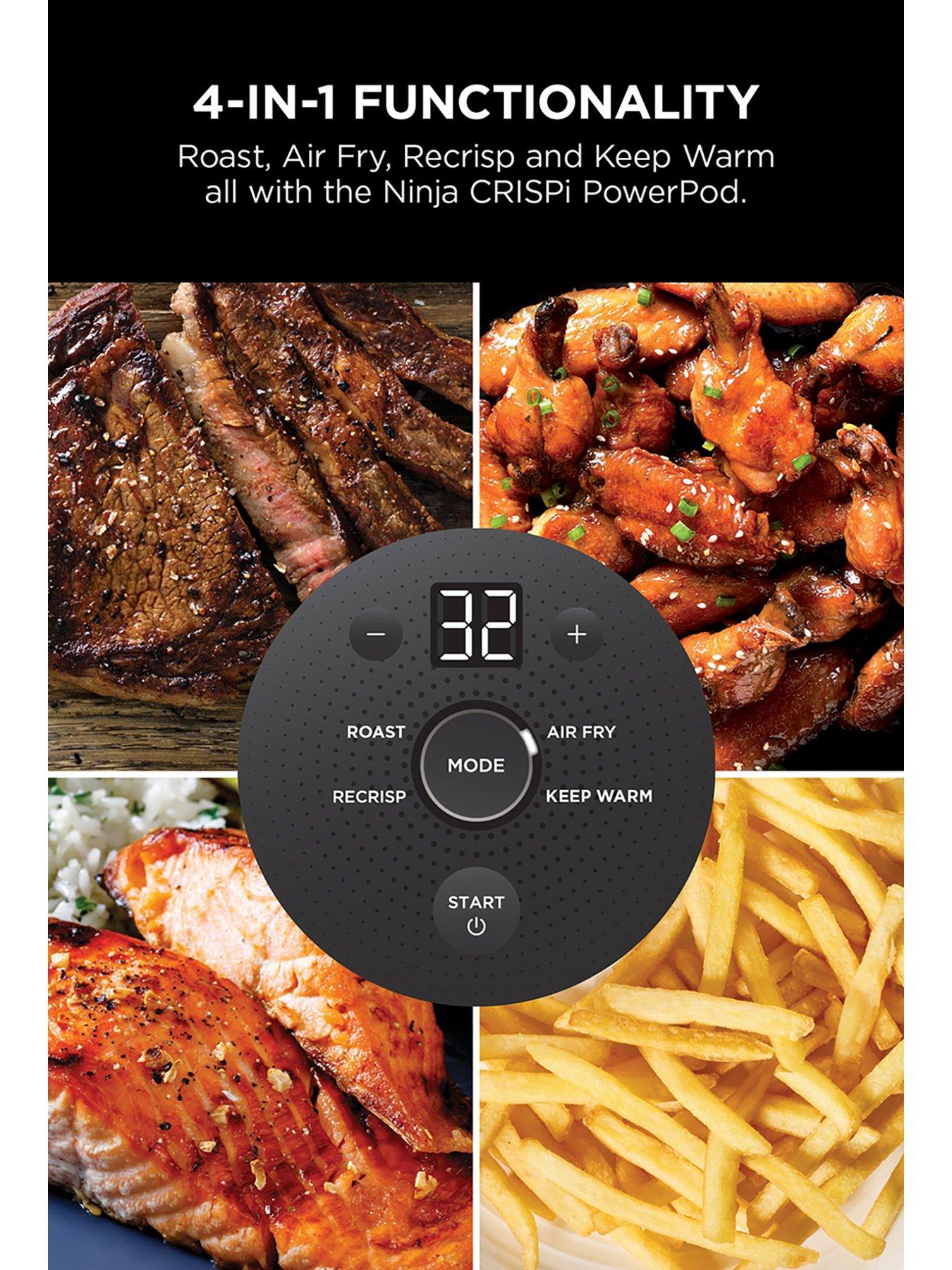 Image 7 of 8 of NINJA CRISPi 4-in-1 Portable Glass Air Fryer - Sage FN101UKSG