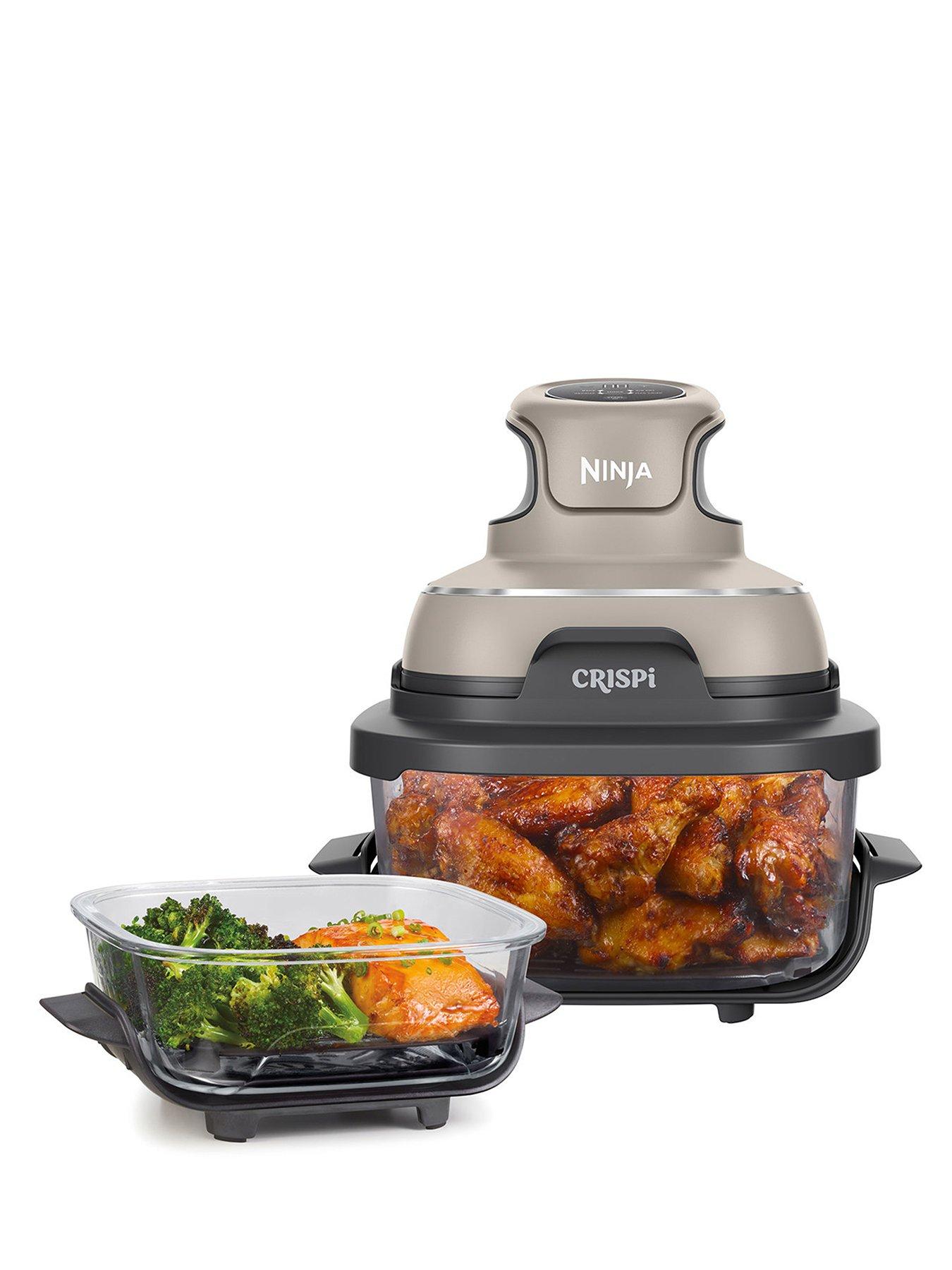 NINJA CRISPi 4-in-1 Portable Glass Air Fryer - Stone FN101UKST