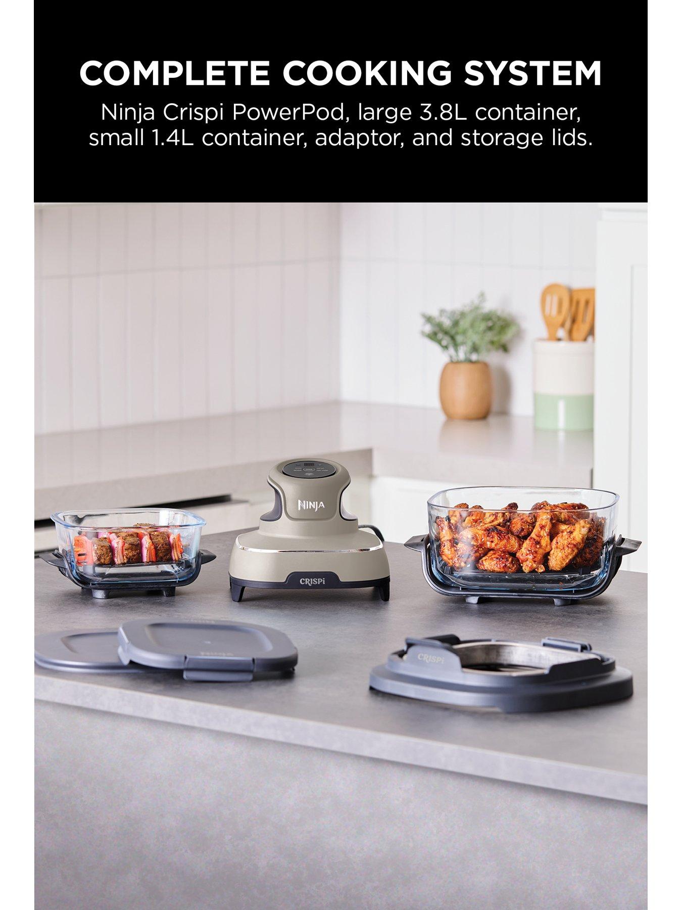 Image 3 of 8 of NINJA CRISPi 4-in-1 Portable Glass Air Fryer - Stone FN101UKST