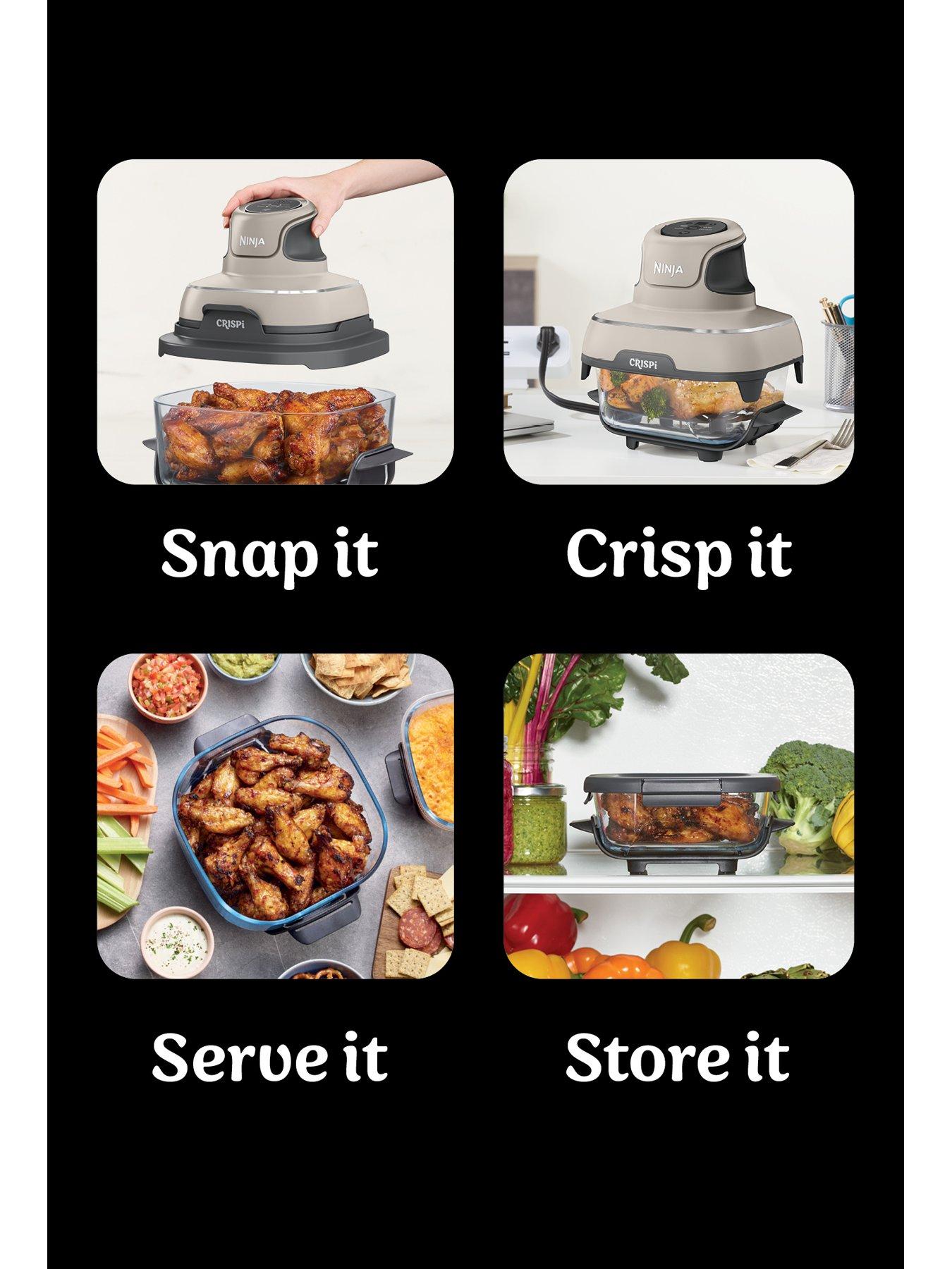 Image 4 of 8 of NINJA CRISPi 4-in-1 Portable Glass Air Fryer - Stone FN101UKST