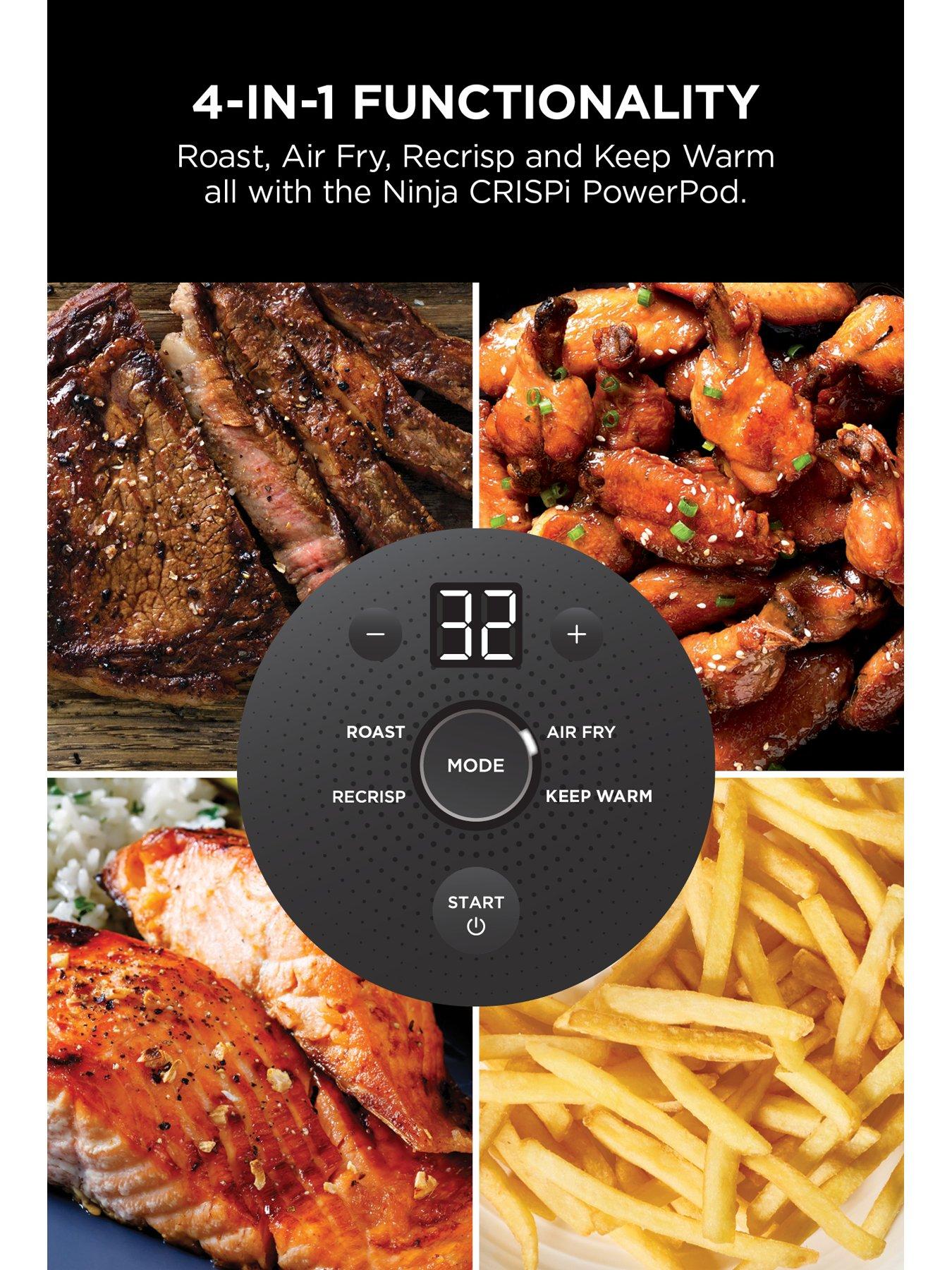 Image 7 of 8 of NINJA CRISPi 4-in-1 Portable Glass Air Fryer - Stone FN101UKST
