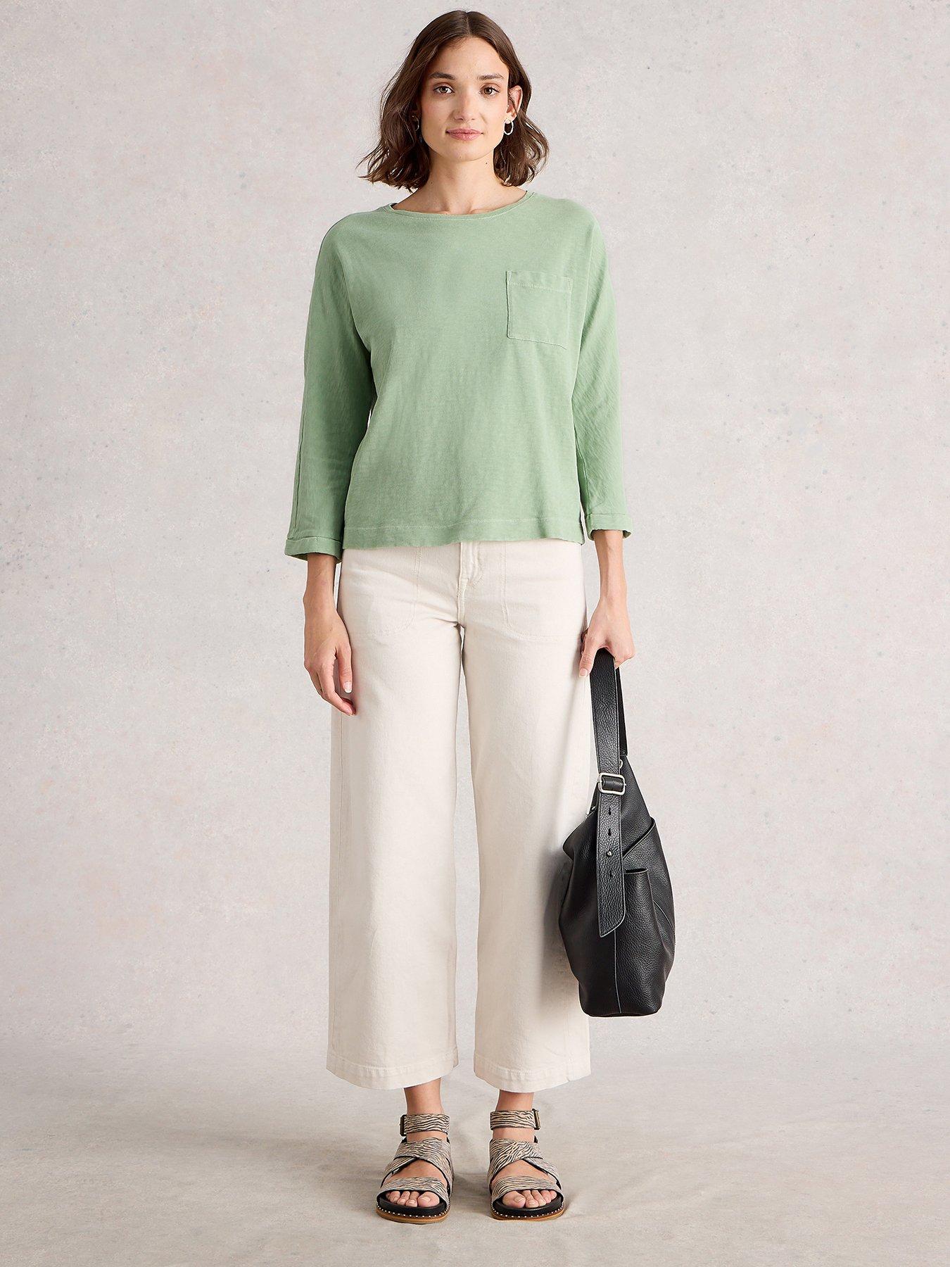undefined Demi Dolman Top - Green