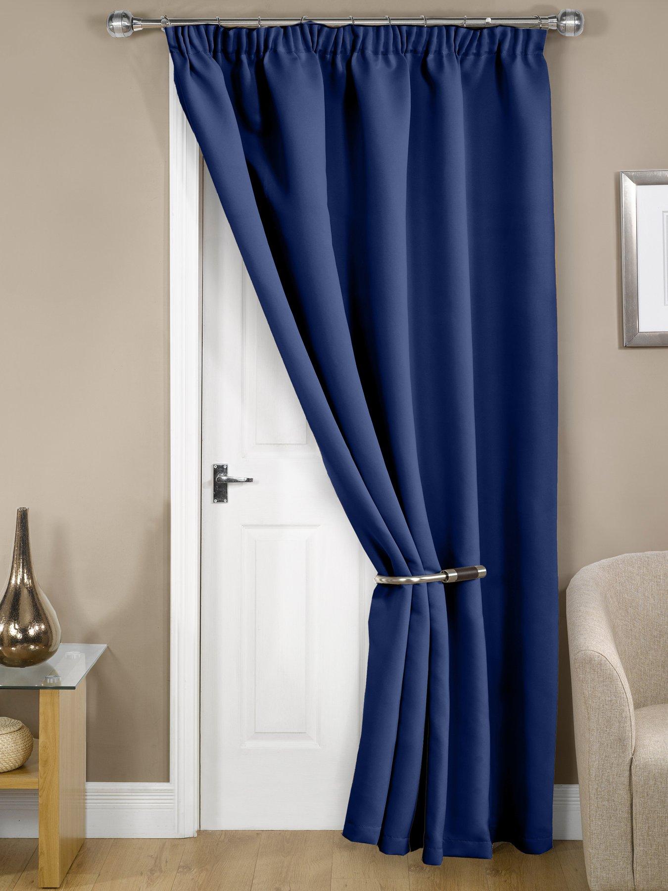 The Very Collection Woven Blackout Pleat Door 46x84