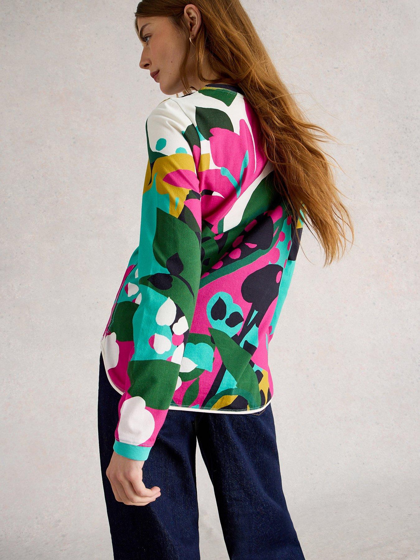 Image 2 of 6 of White Stuff Clara Long Sleeve T-Shirt - Pink