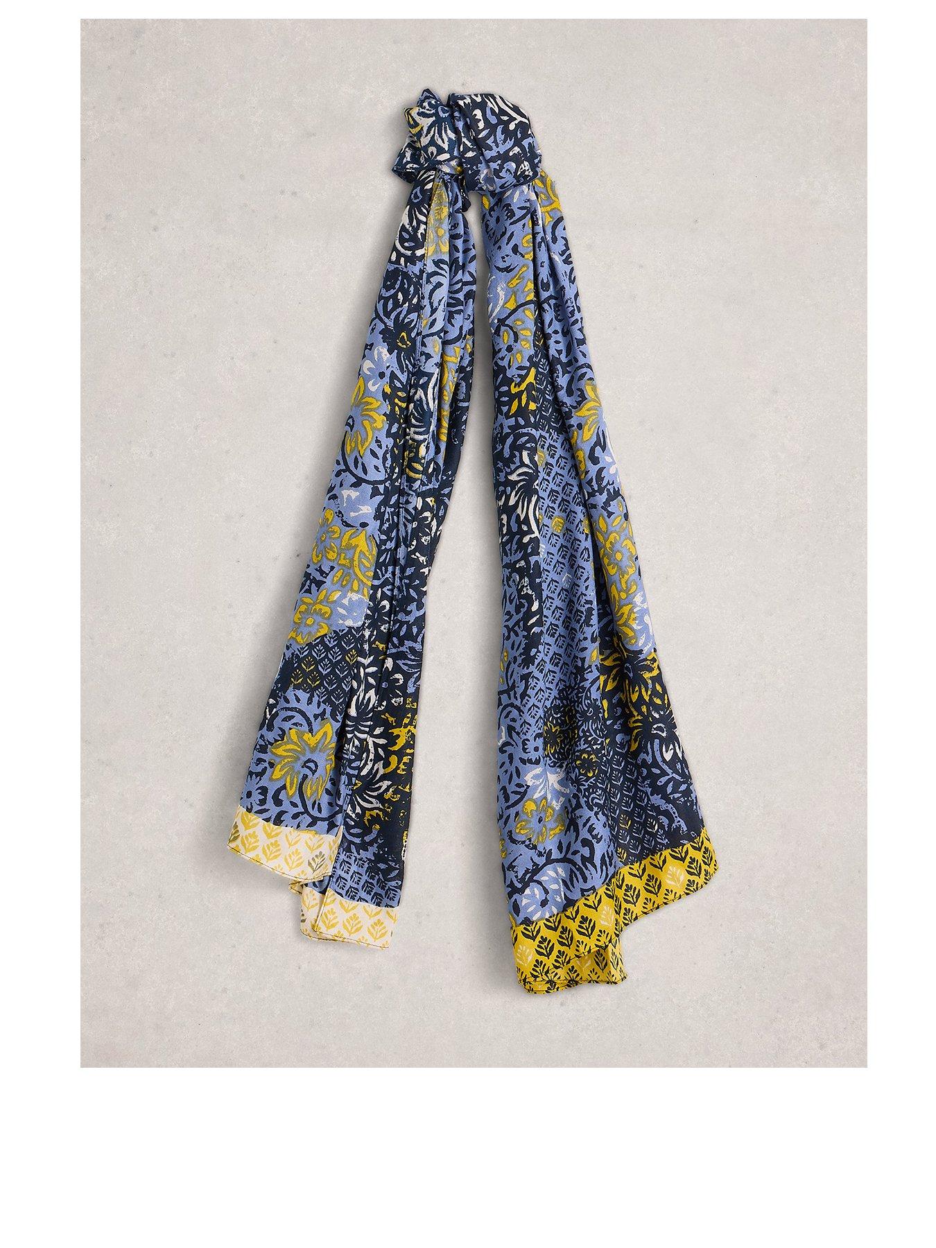 undefined Sophie Printed Scarf - Blue