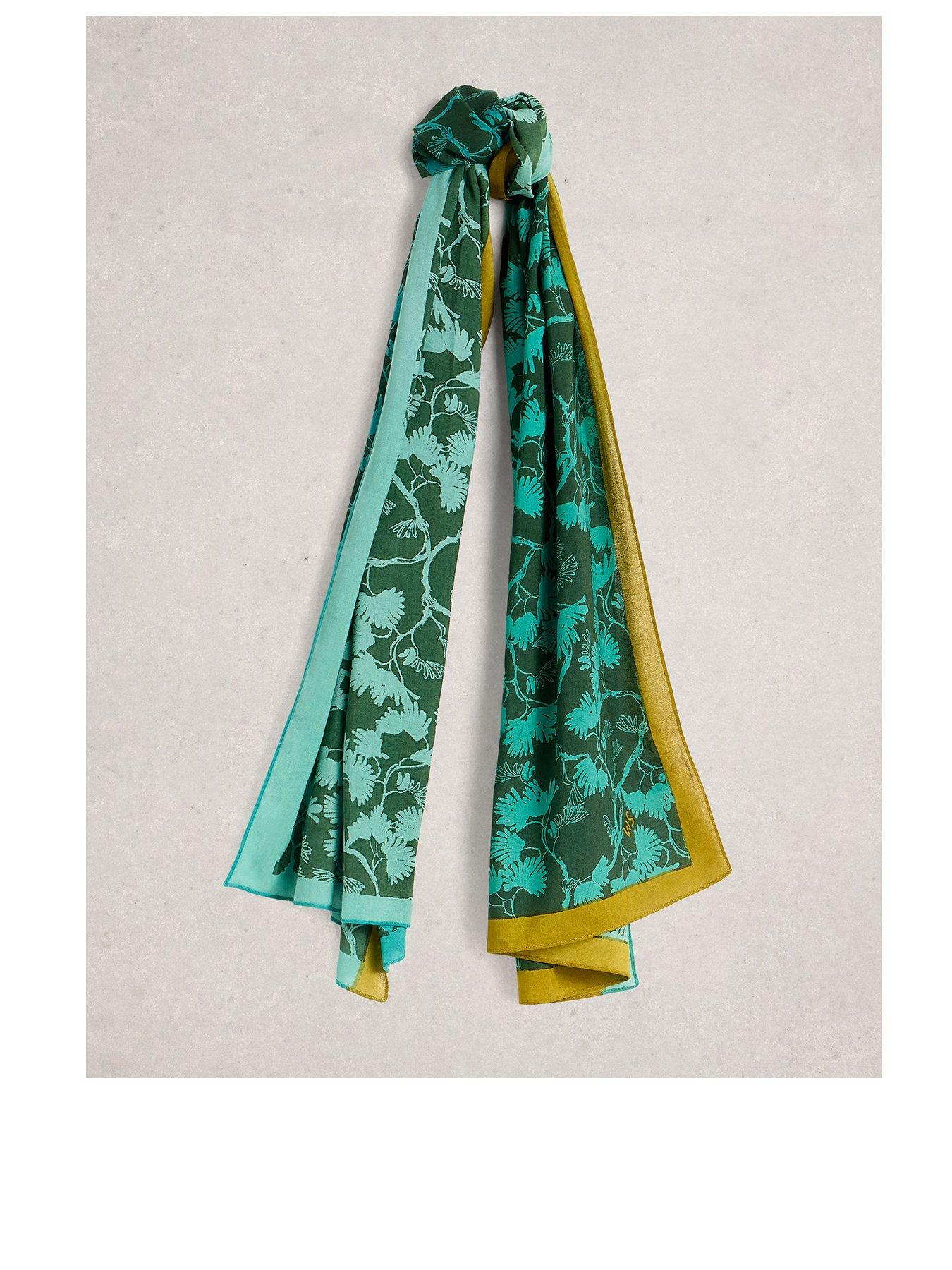 undefined Sophie Printed Scarf - Blue