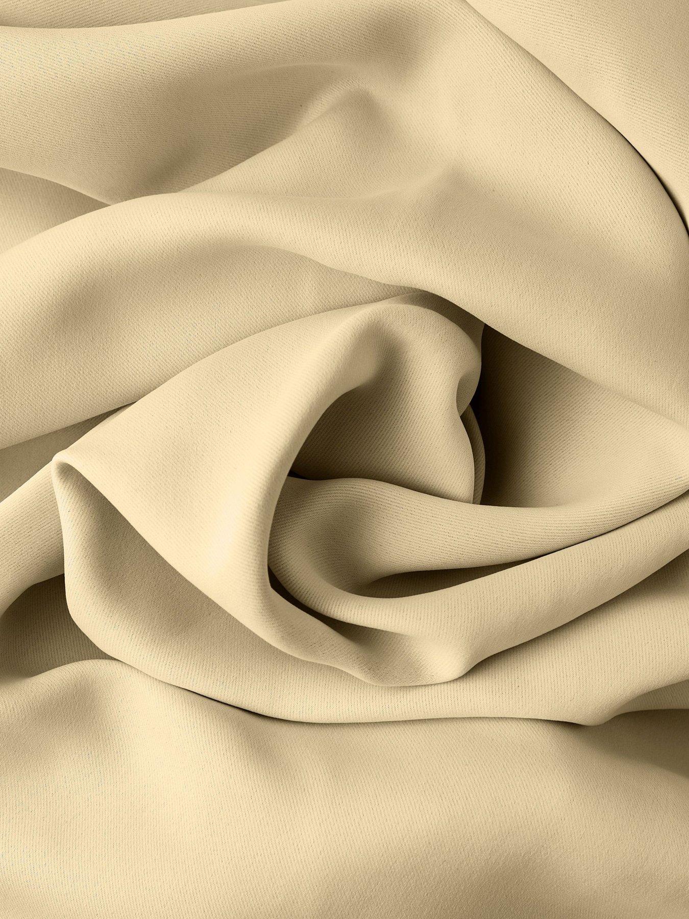 Image 3 of 7 of The Very Collection Woven Blackout Eyelet Curtains 46x54